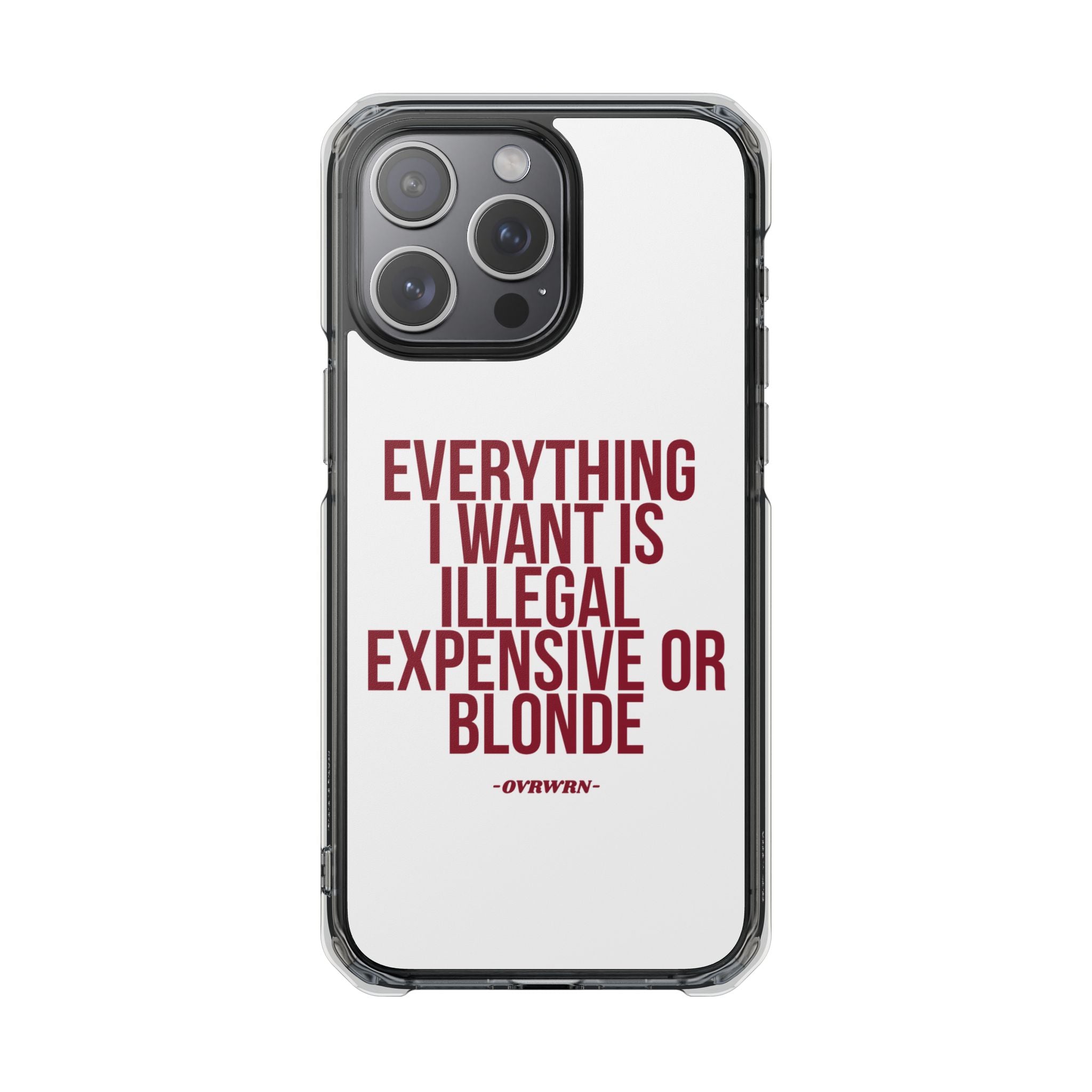 Everything I Want iPhone Case