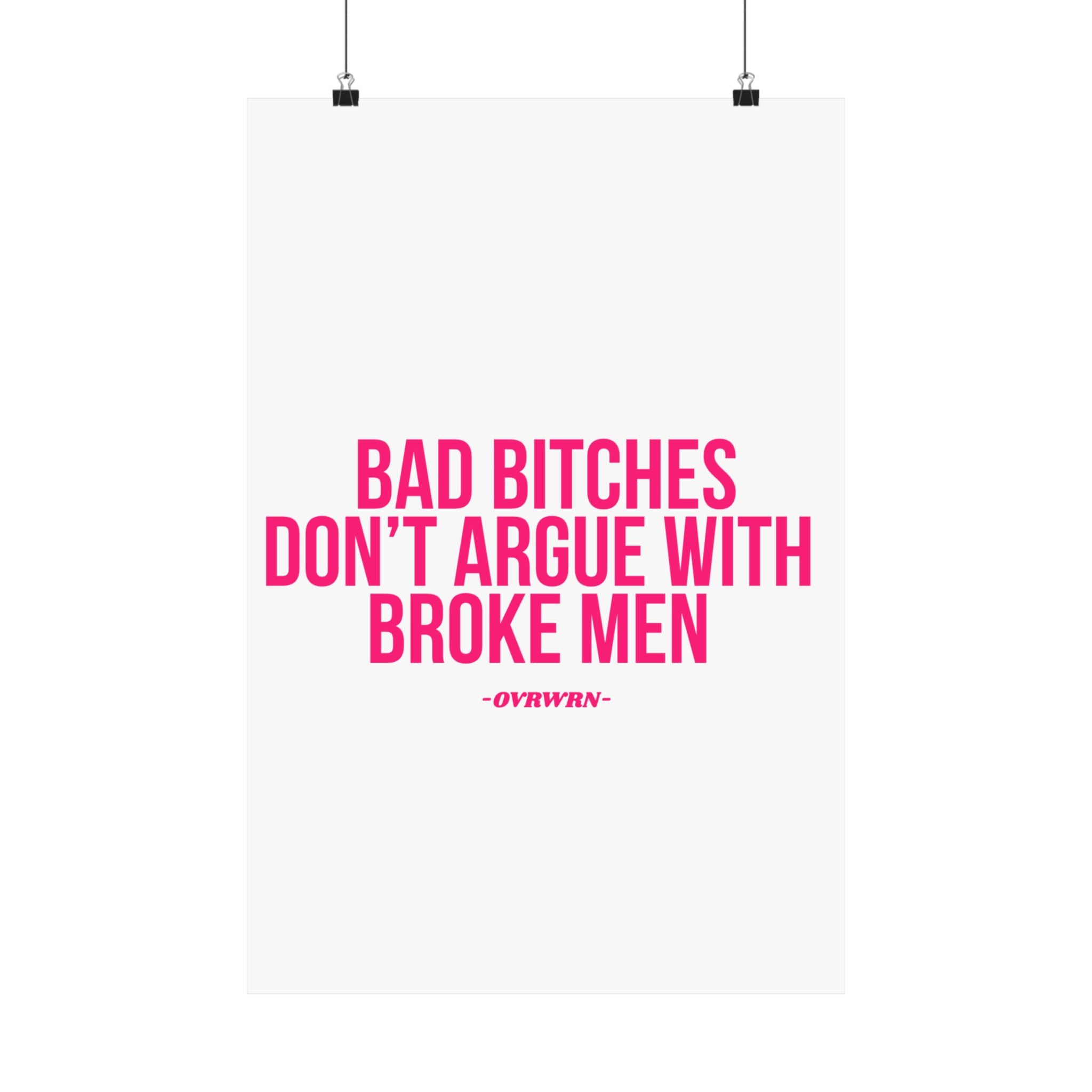 Don't Argue Poster