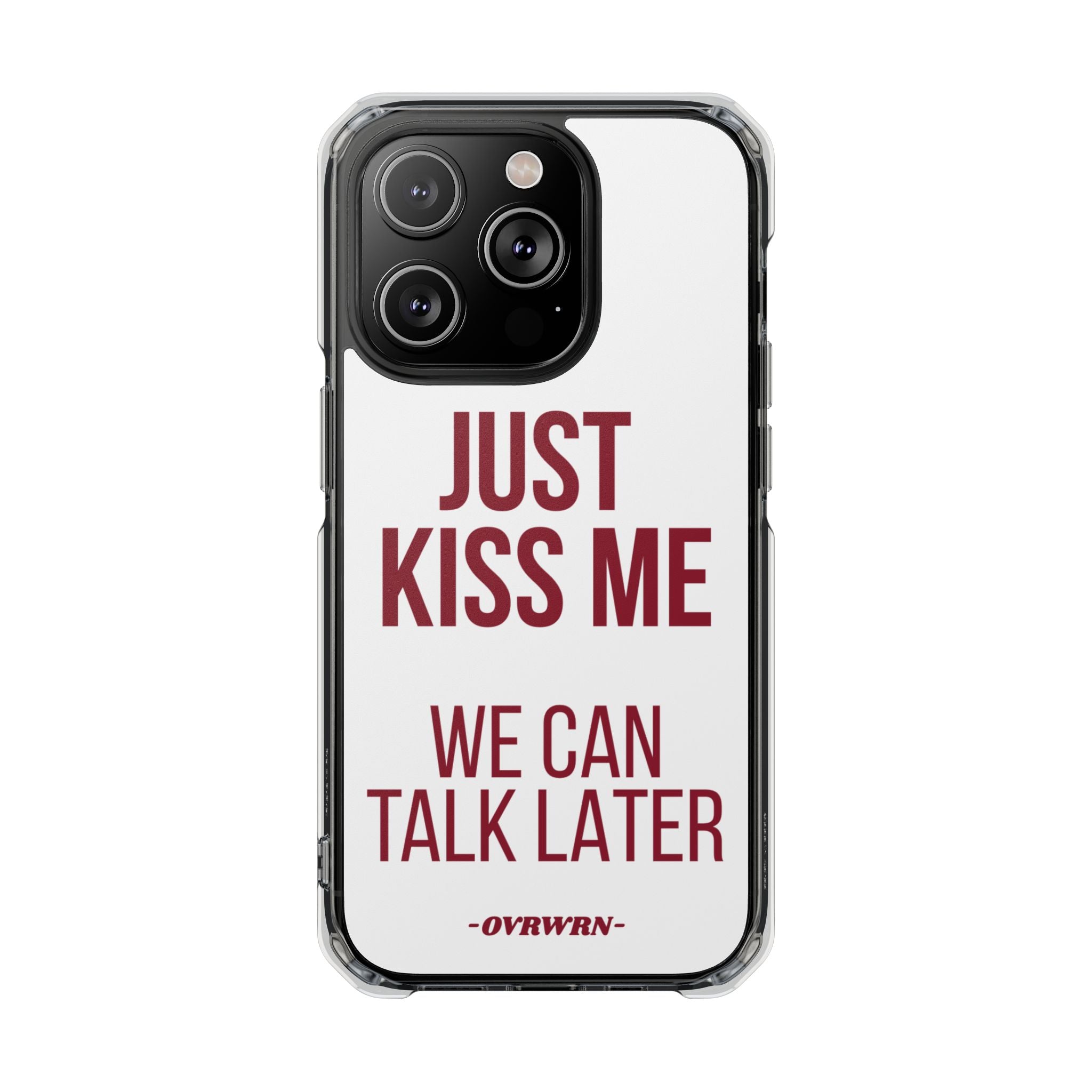 Just Kiss Me iPhone Case