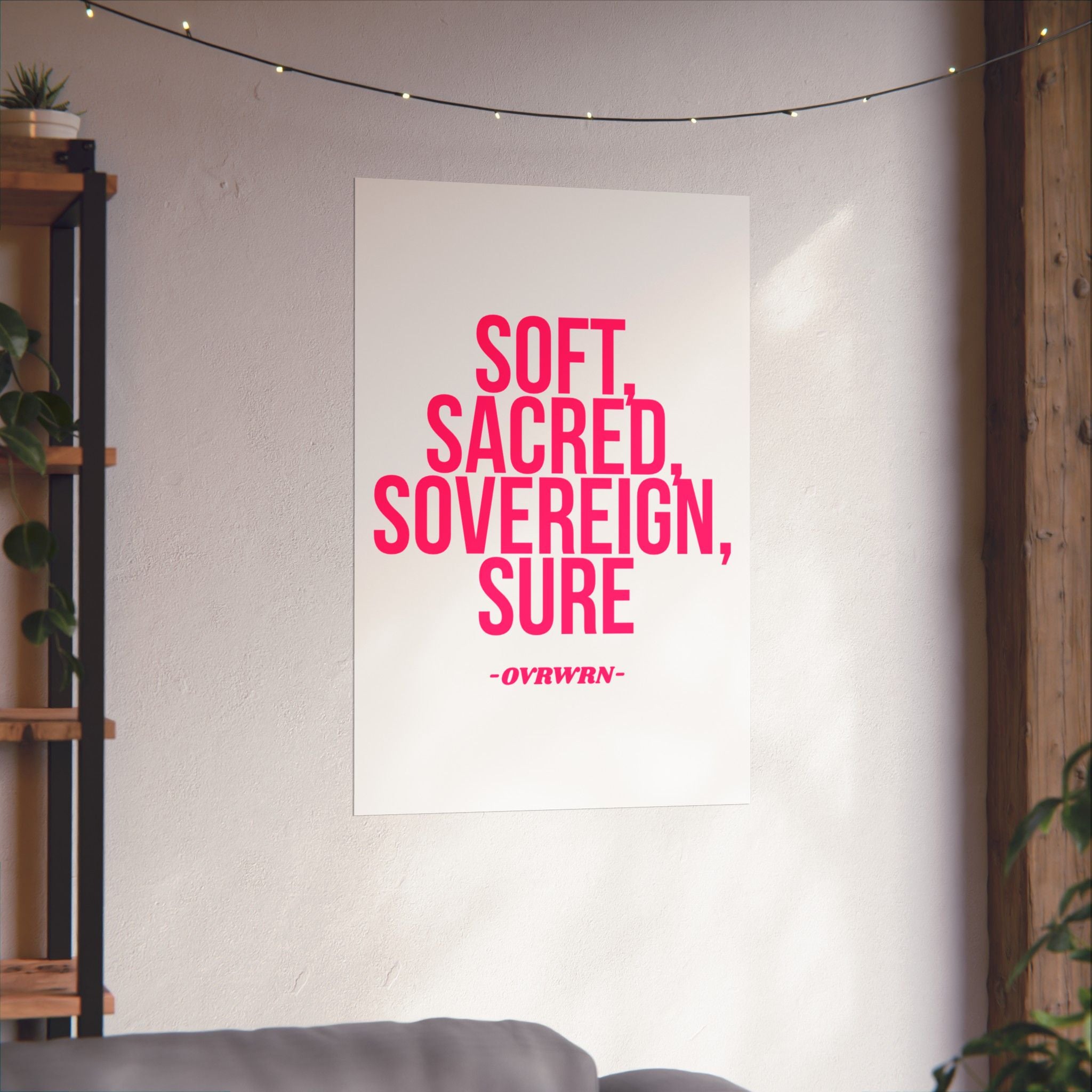 Soft Scared Sovereign Poster