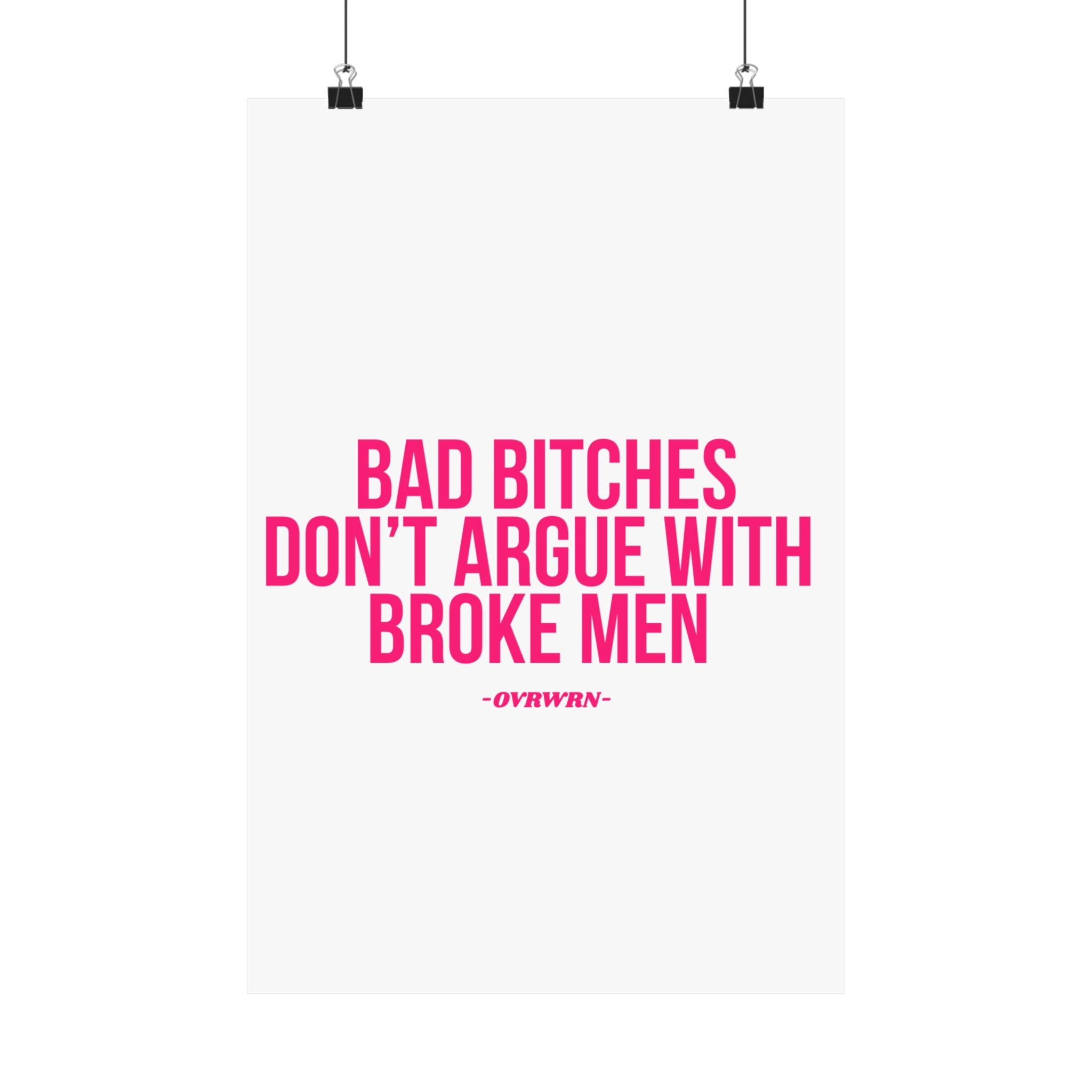 Don't Argue Poster