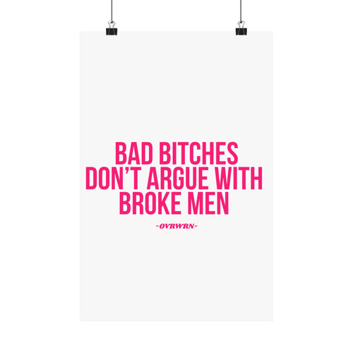 Don't Argue Poster