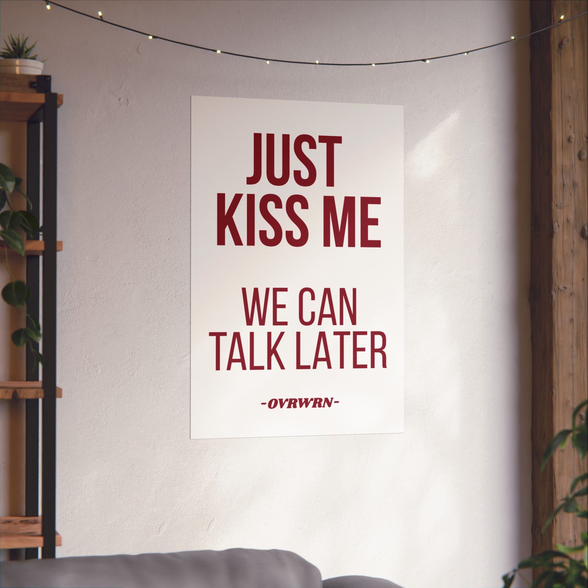 Just Kiss Me Poster