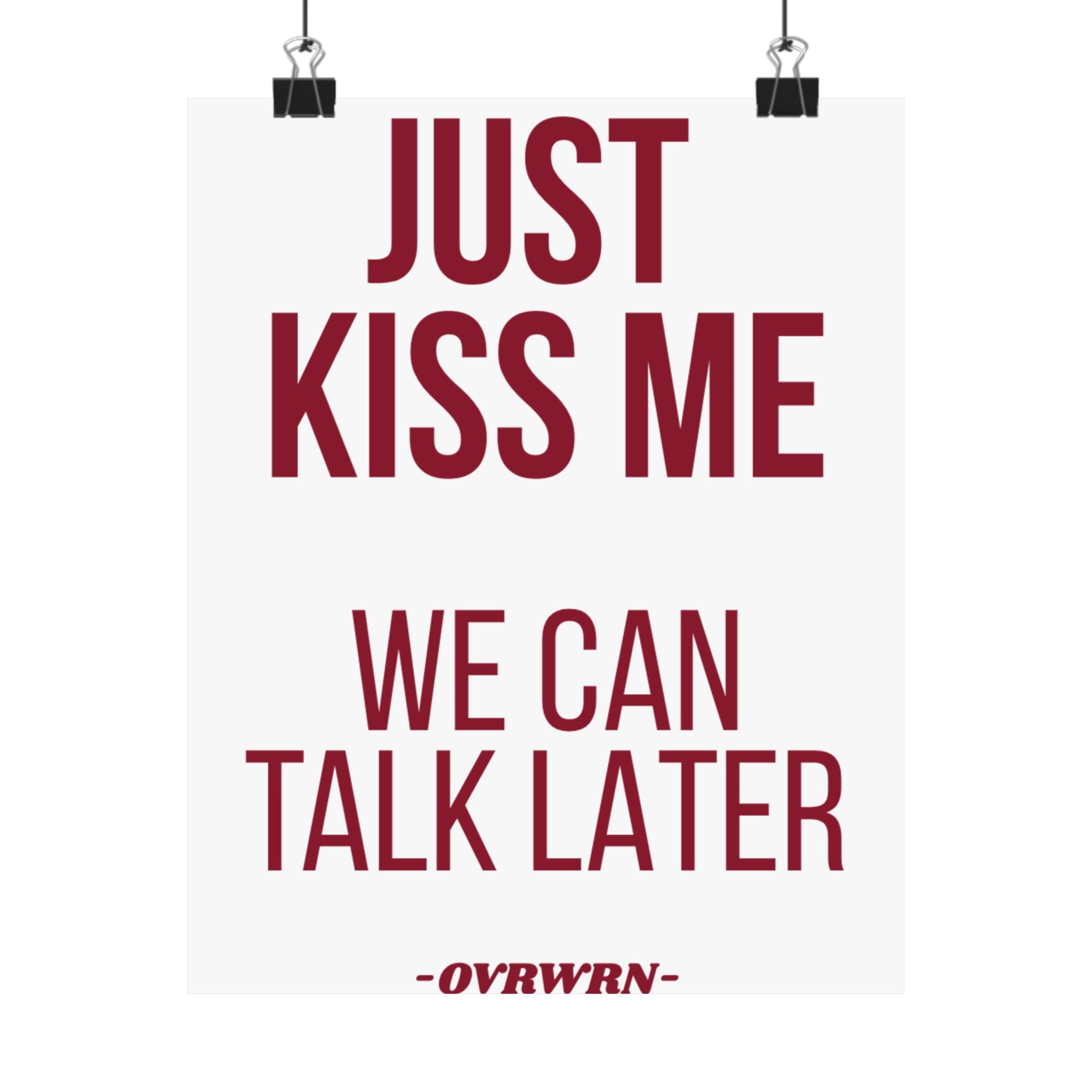 Just Kiss Me Poster
