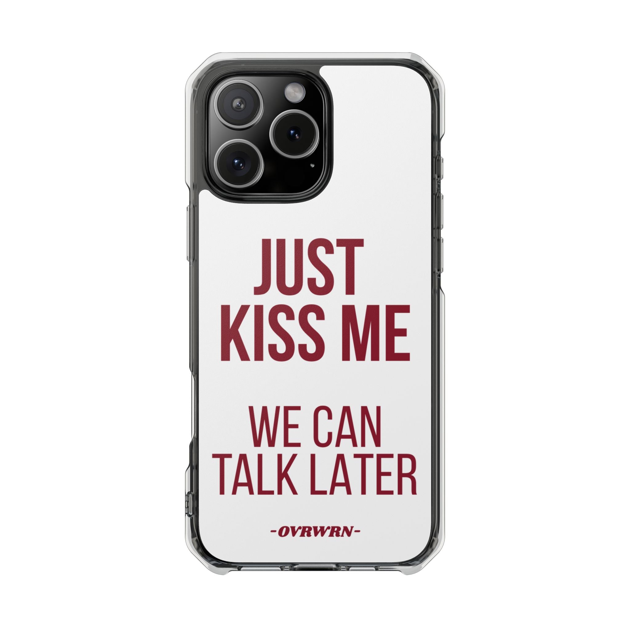 Just Kiss Me iPhone Case