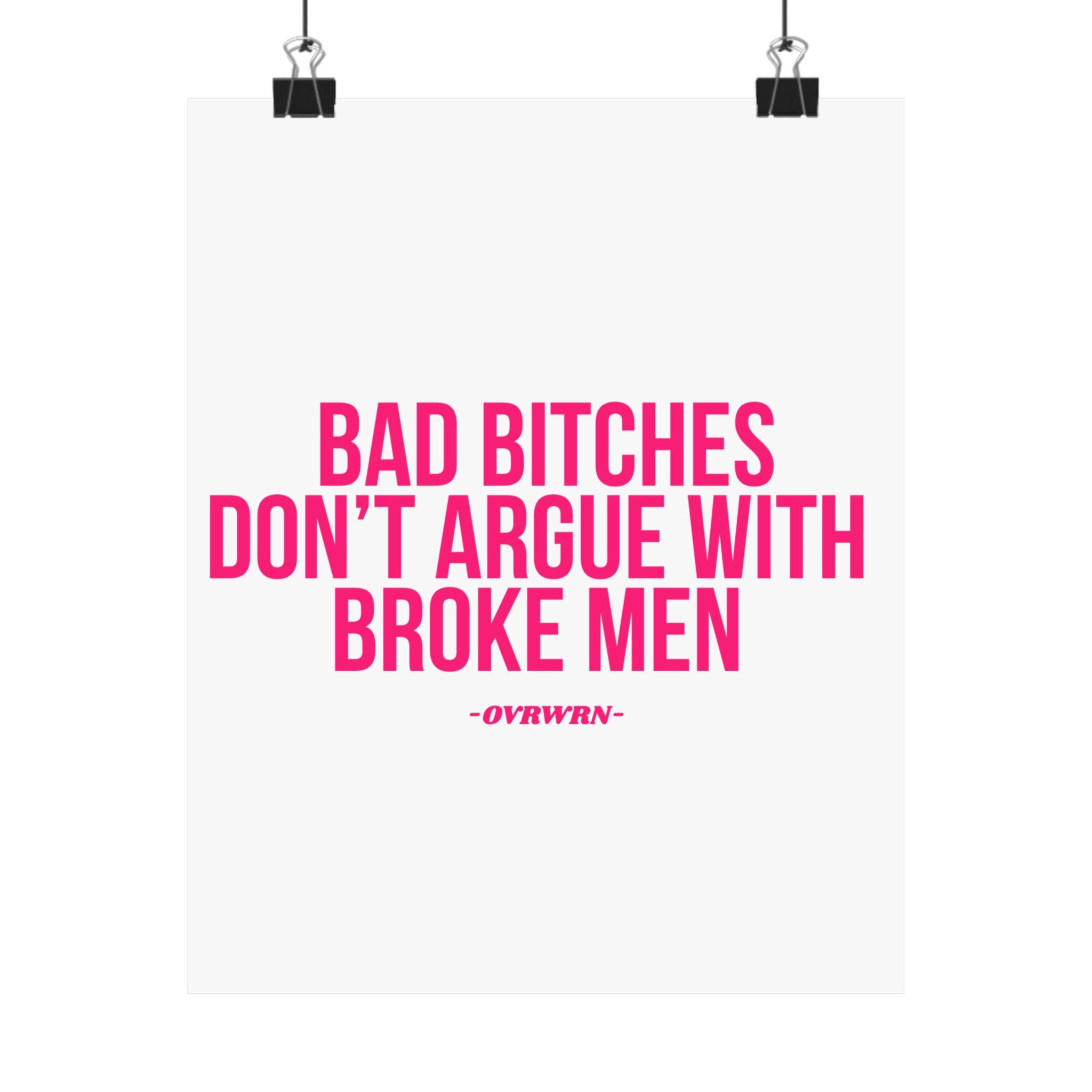 Don't Argue Poster
