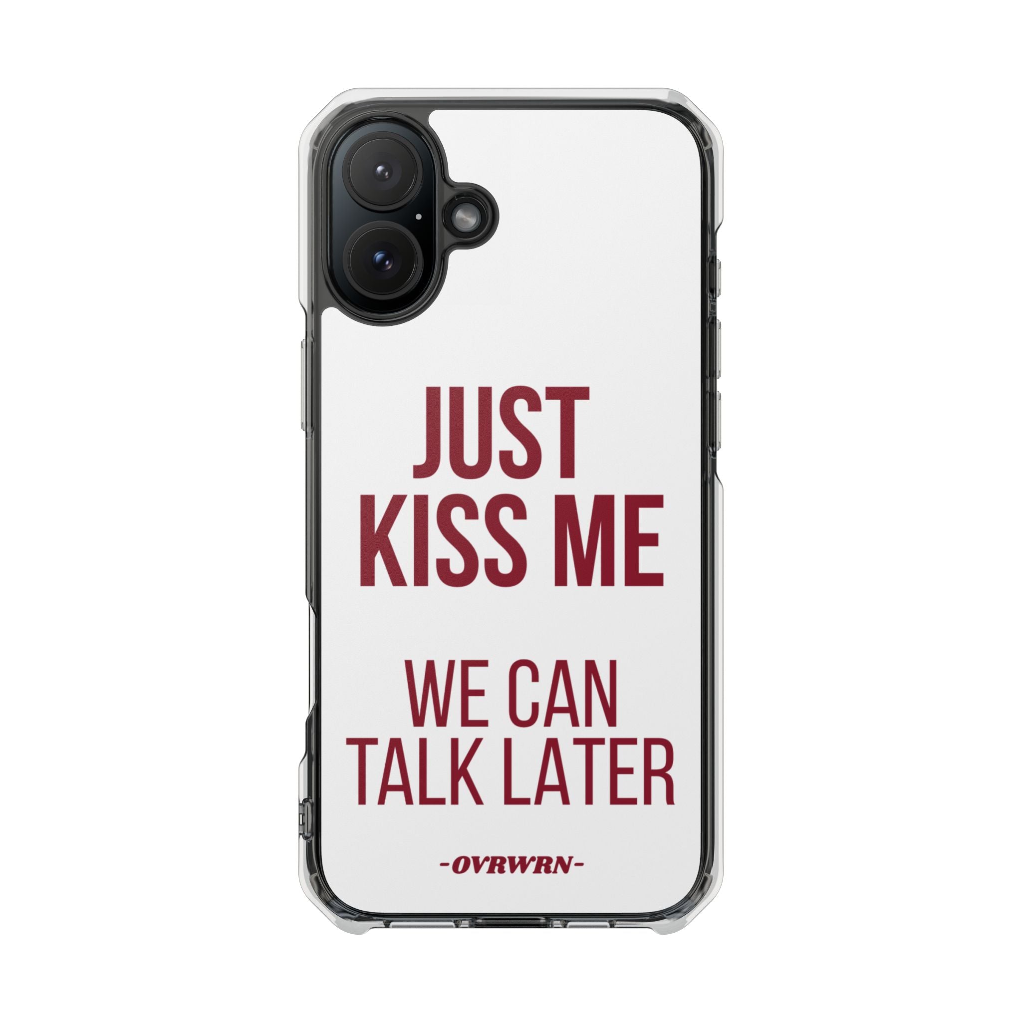 Just Kiss Me iPhone Case