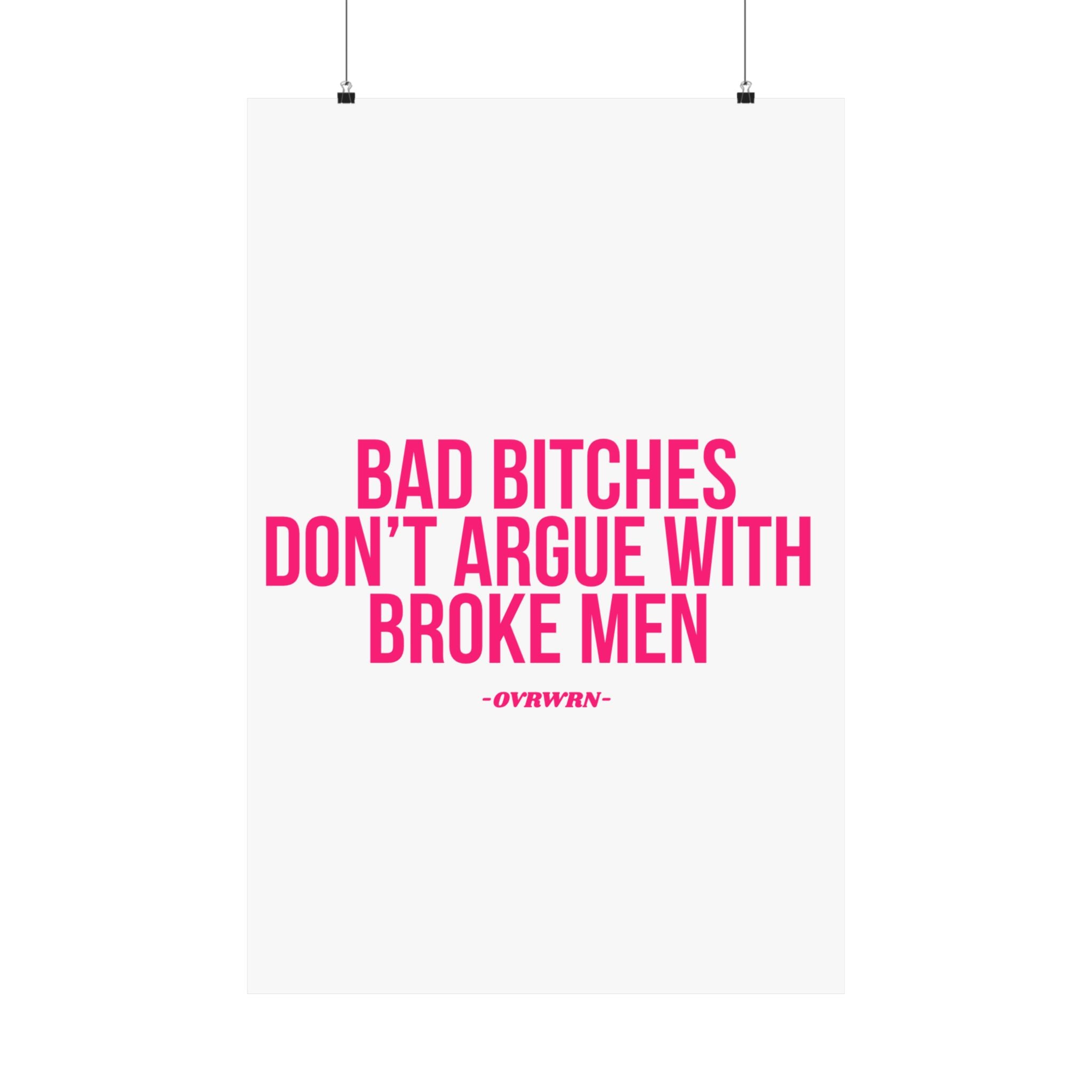 Don't Argue Poster