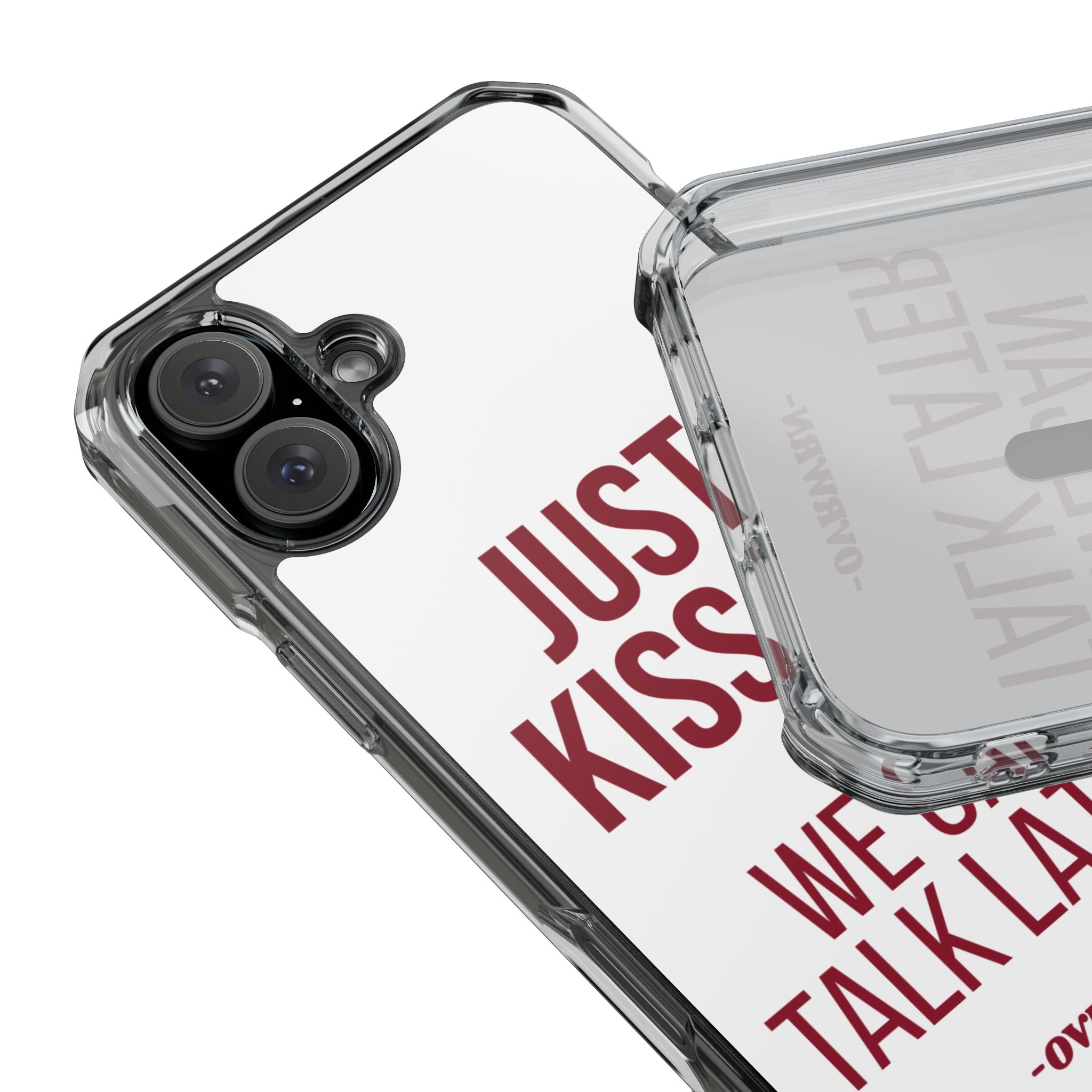Just Kiss Me iPhone Case