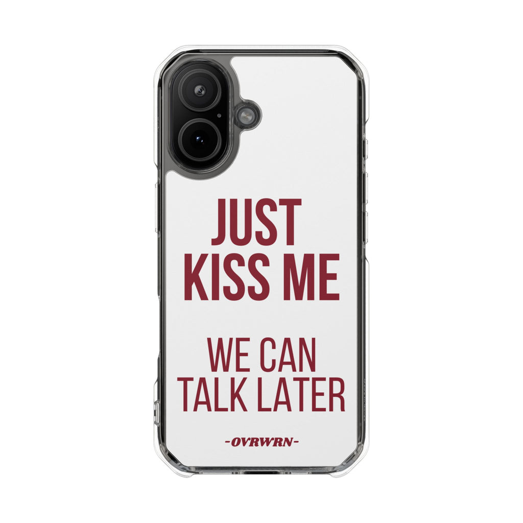Just Kiss Me iPhone Case