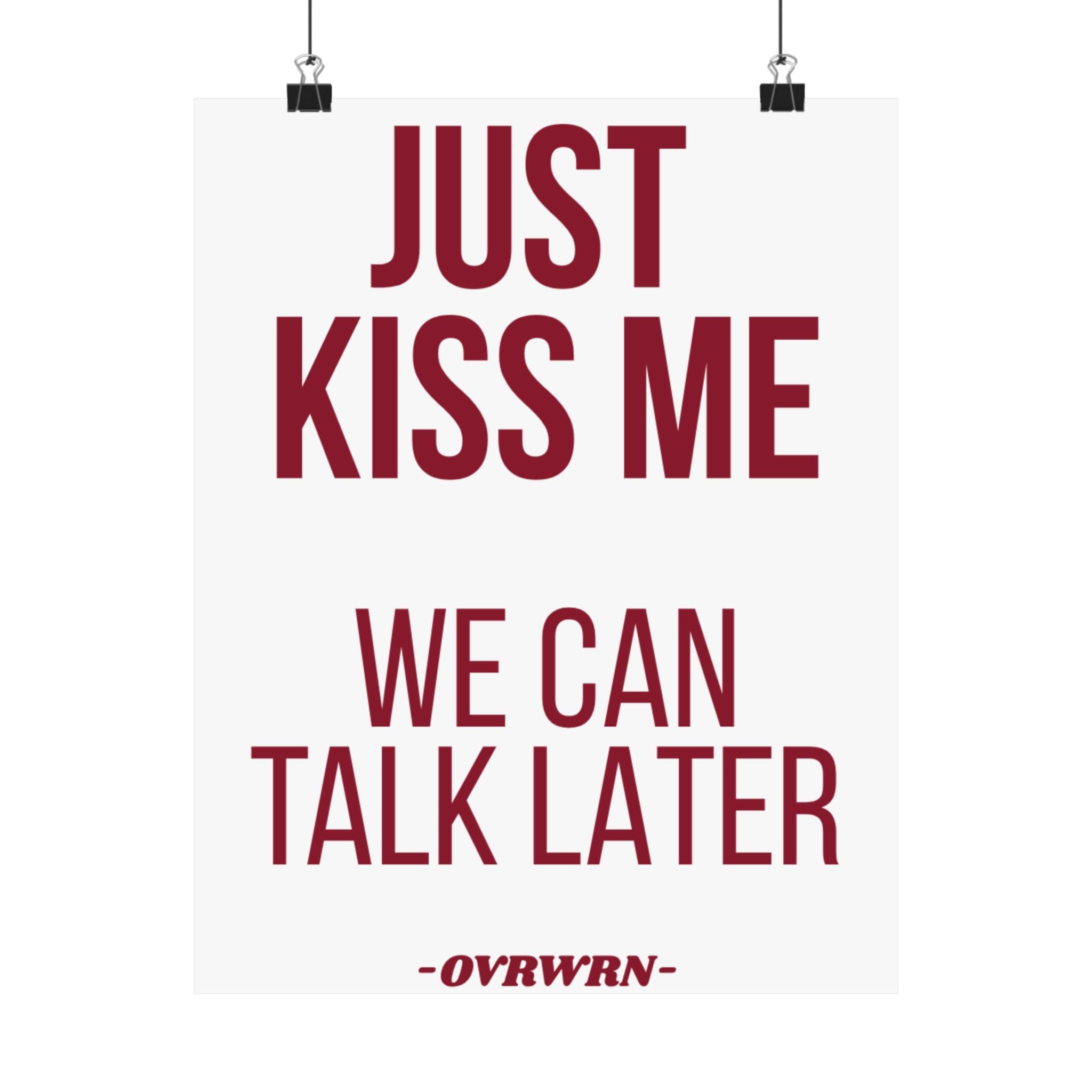 Just Kiss Me Poster