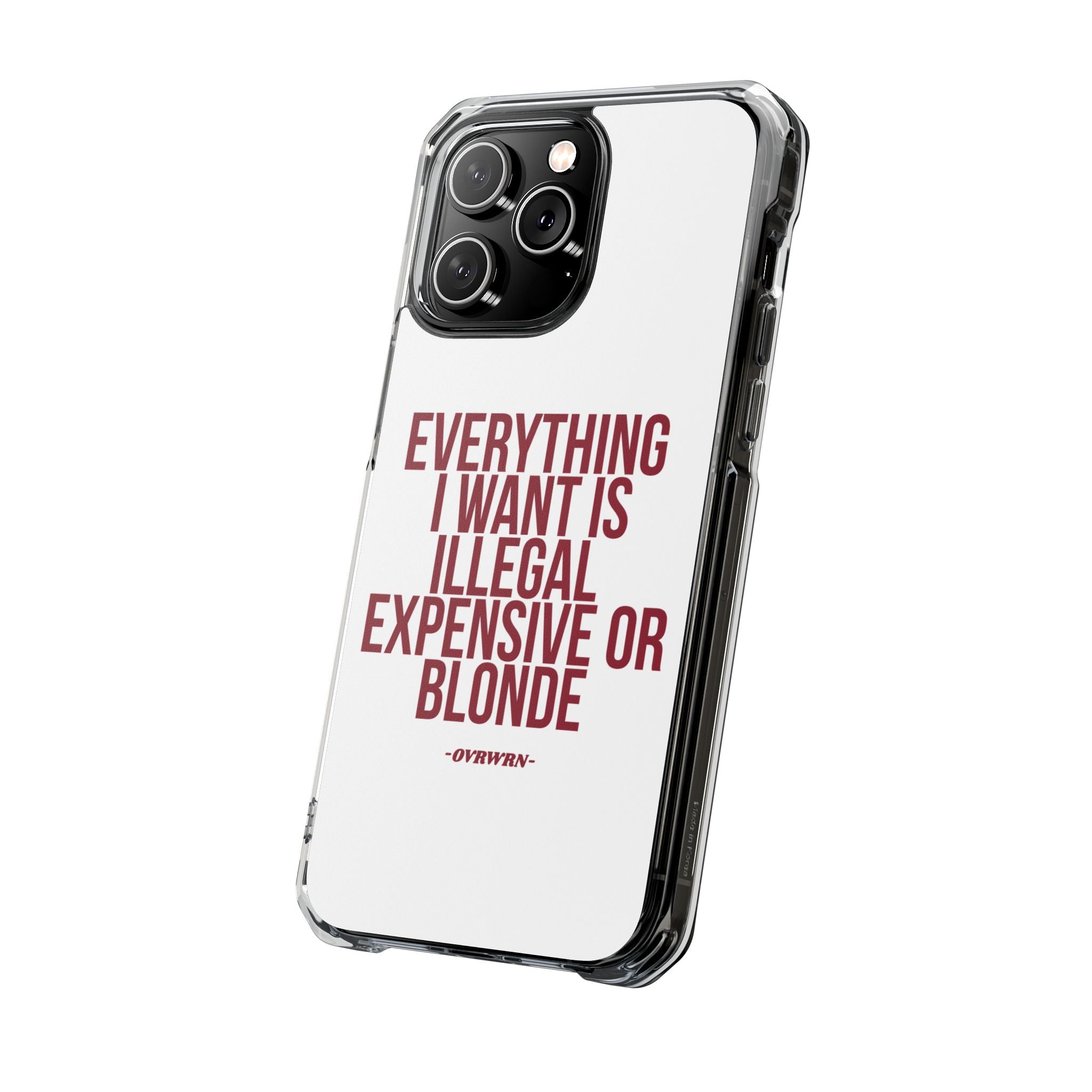 Everything I Want iPhone Case
