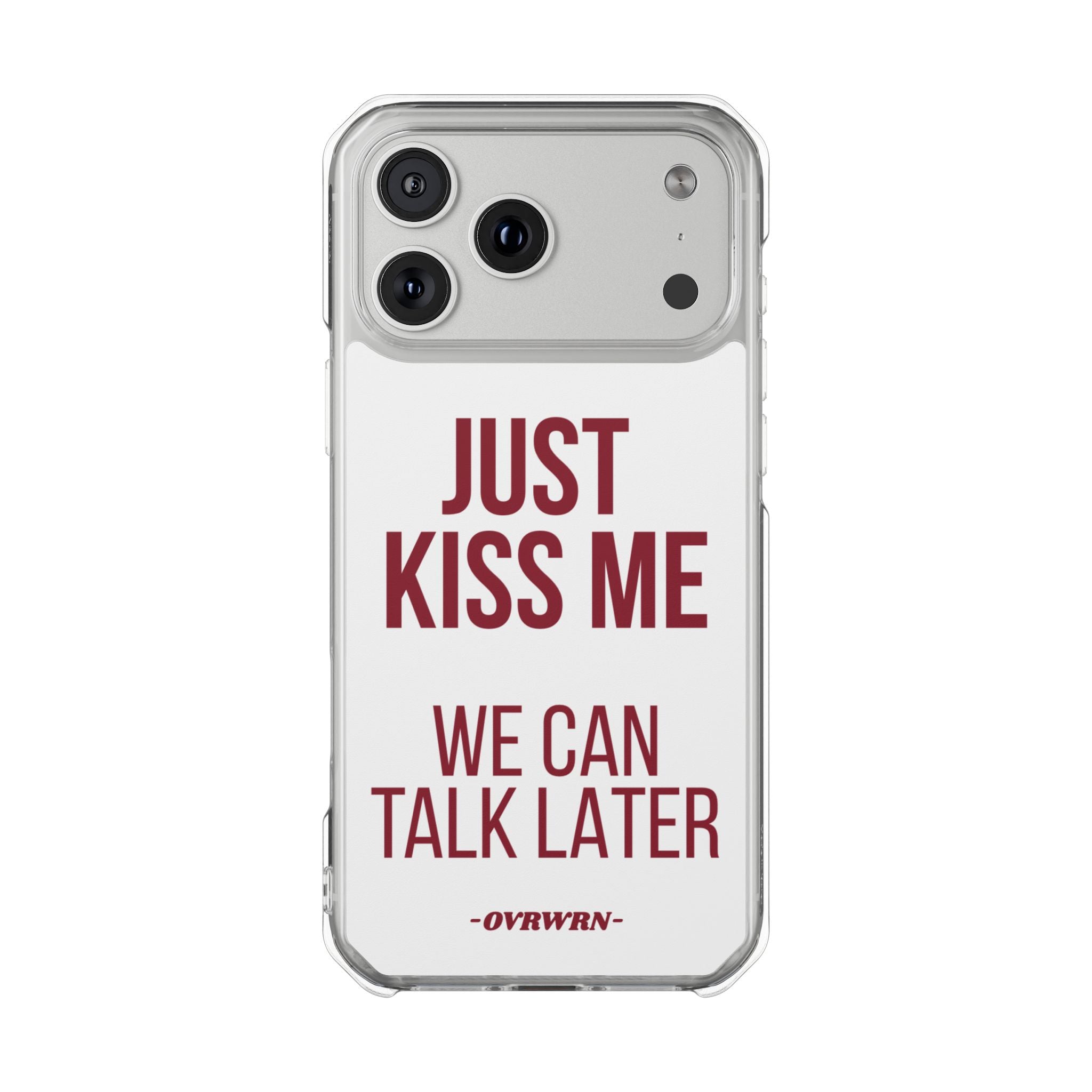 Just Kiss Me iPhone Case