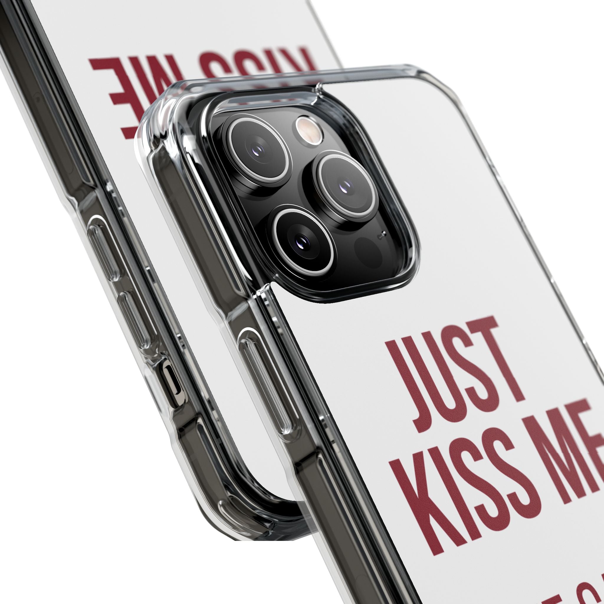 Just Kiss Me iPhone Case