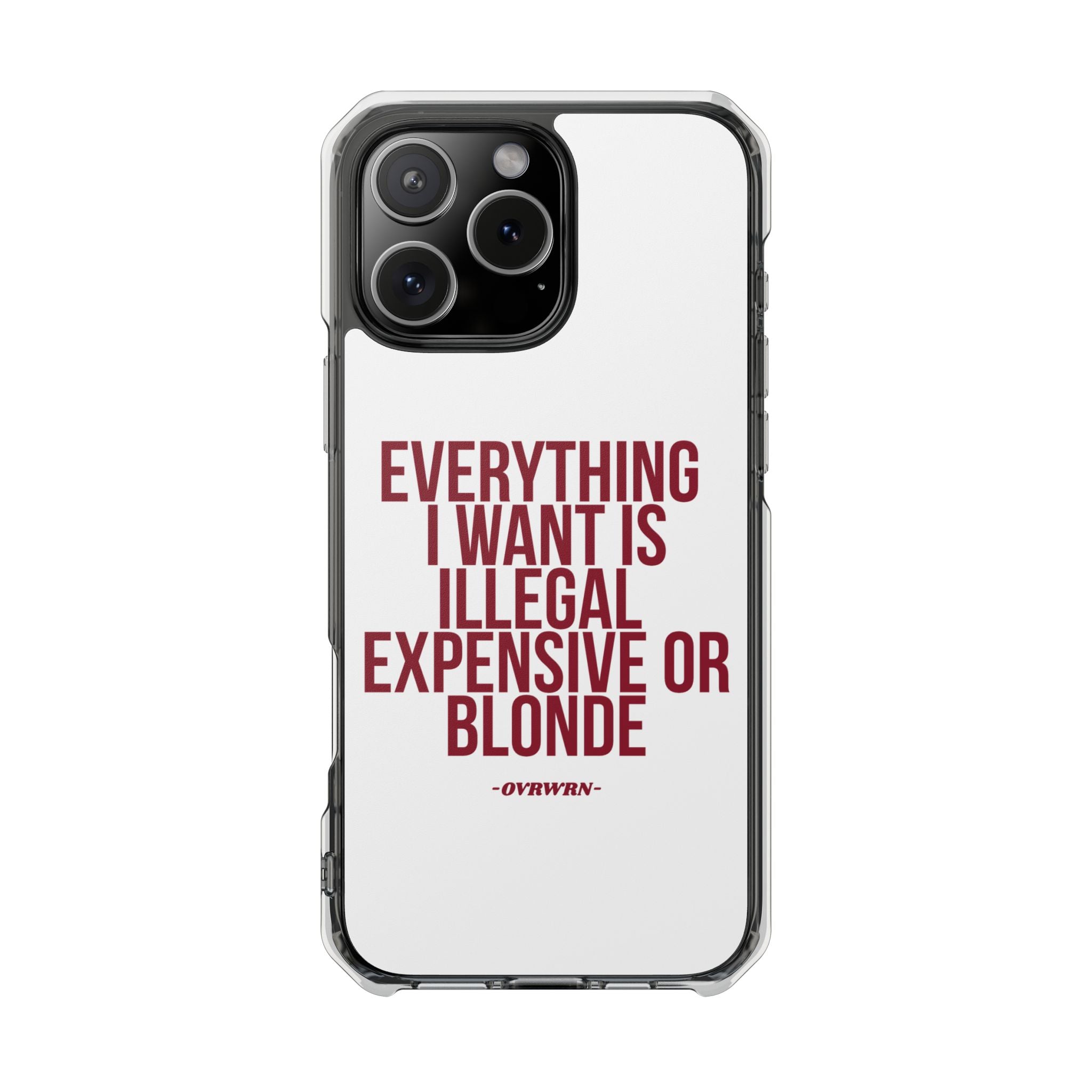 Everything I Want iPhone Case