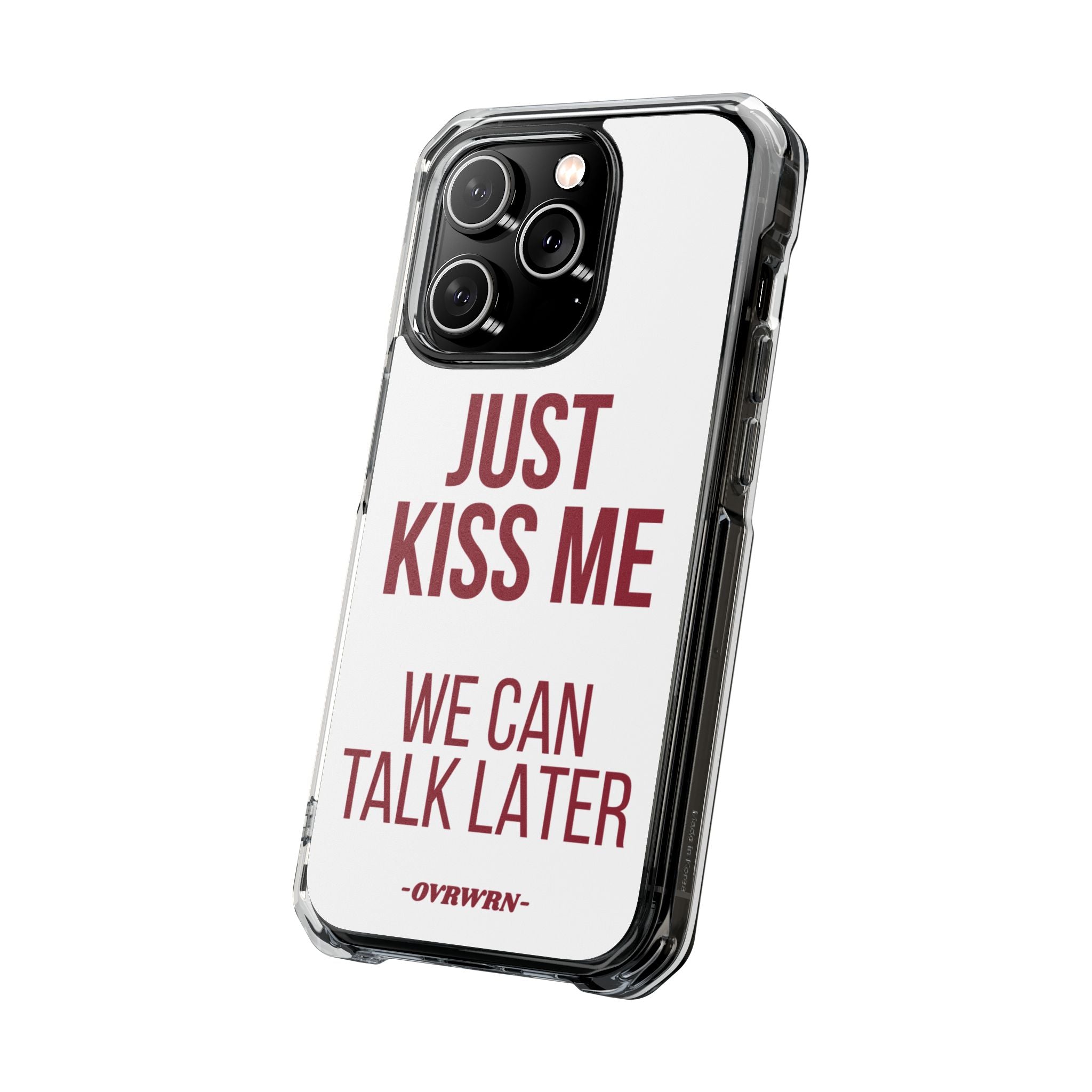 Just Kiss Me iPhone Case