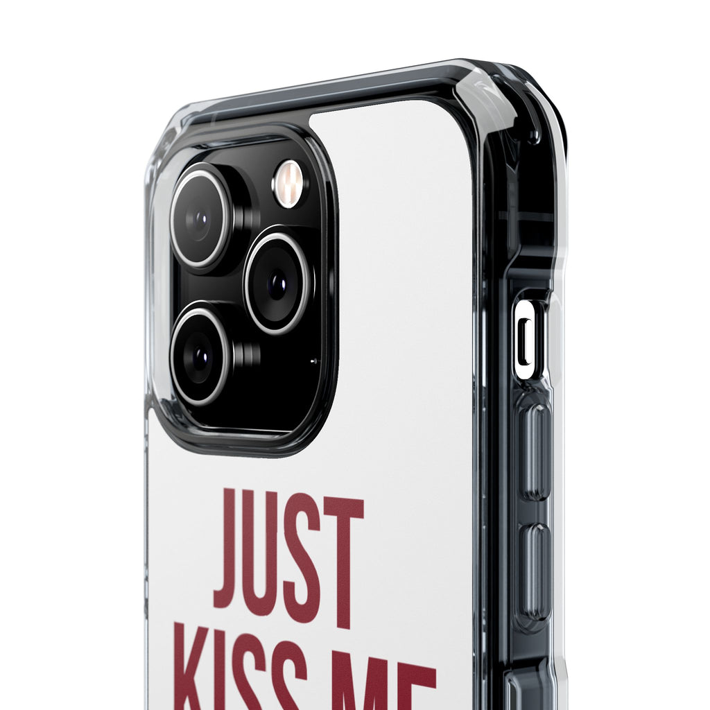 Just Kiss Me iPhone Case