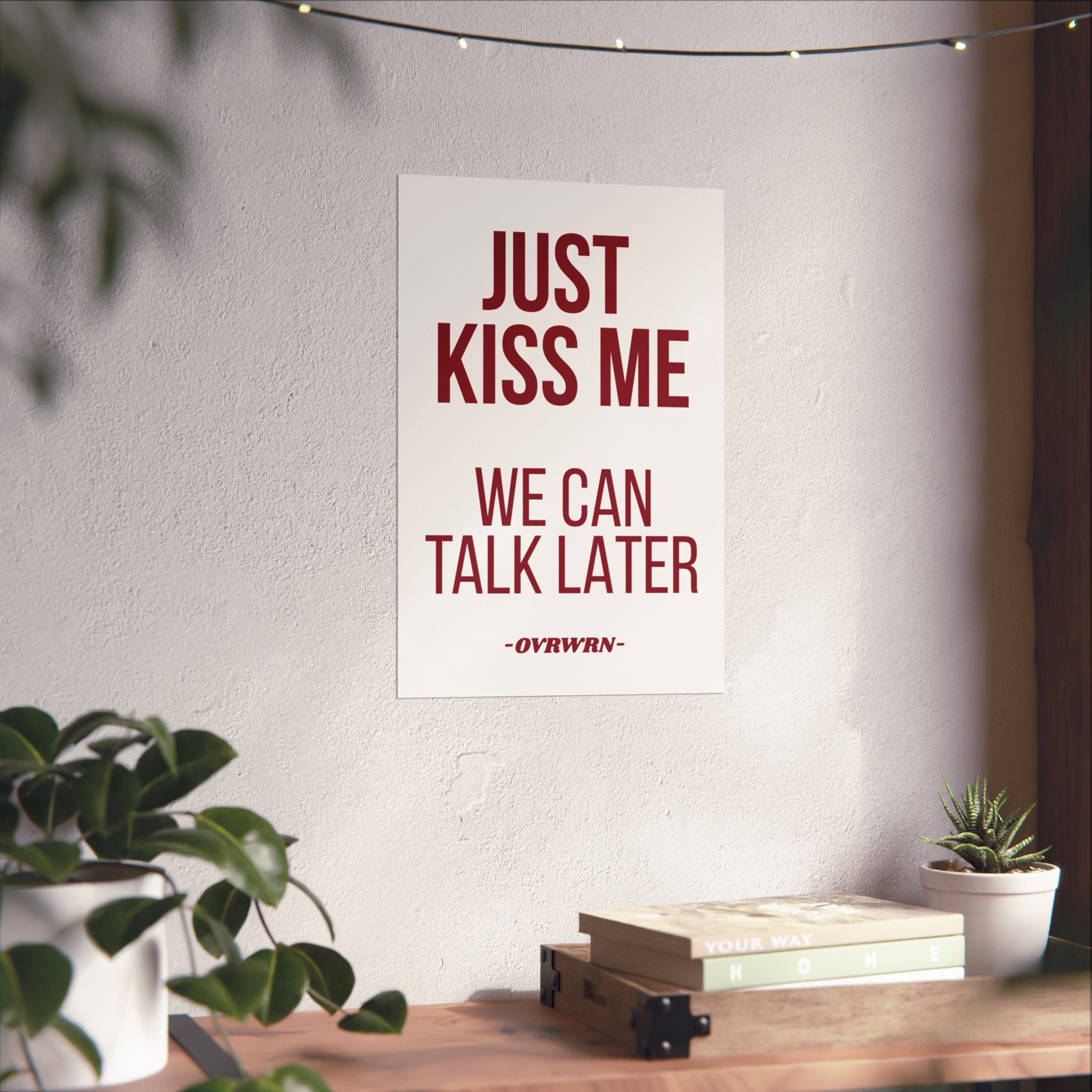 Just Kiss Me Poster