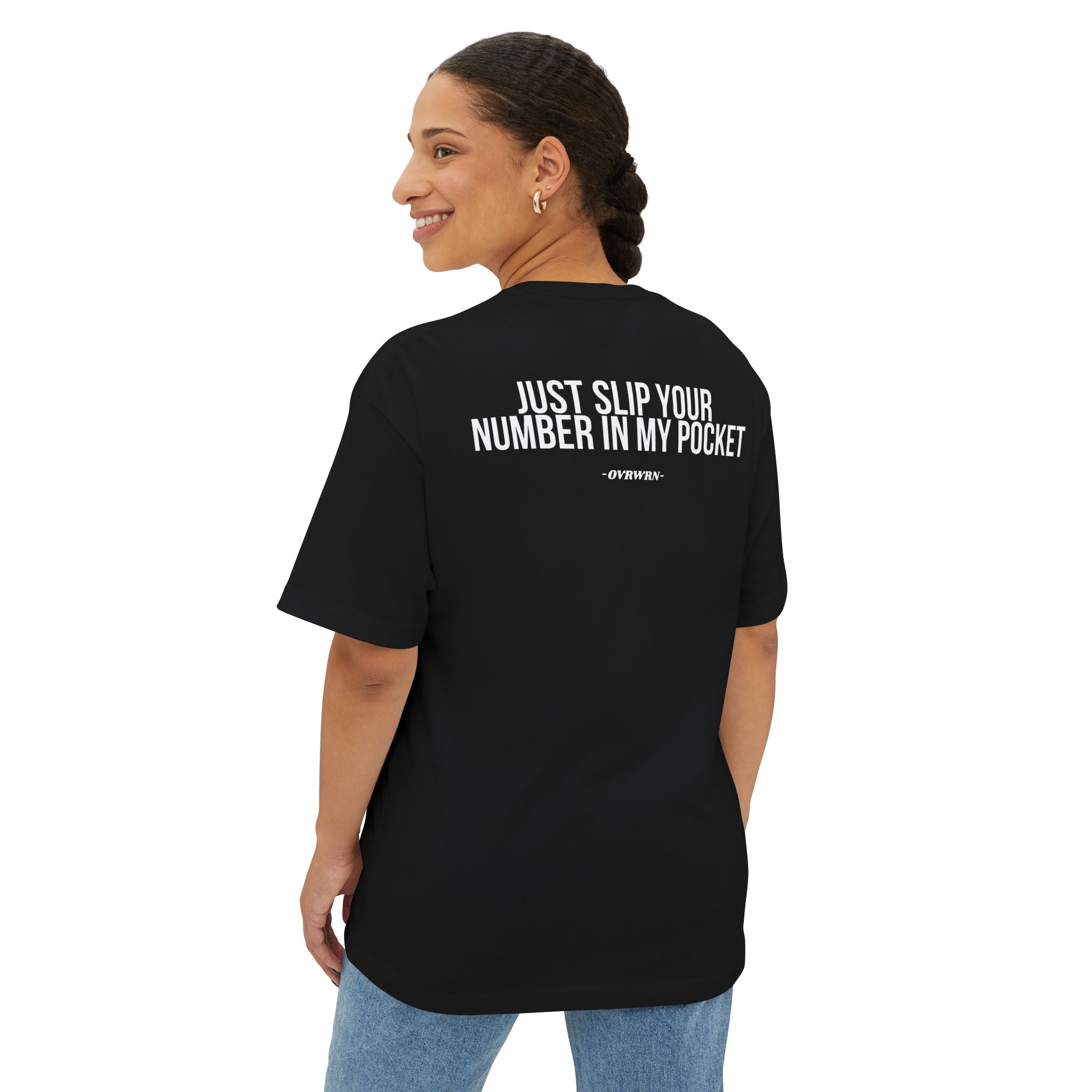 Just Slip Your Number Tee