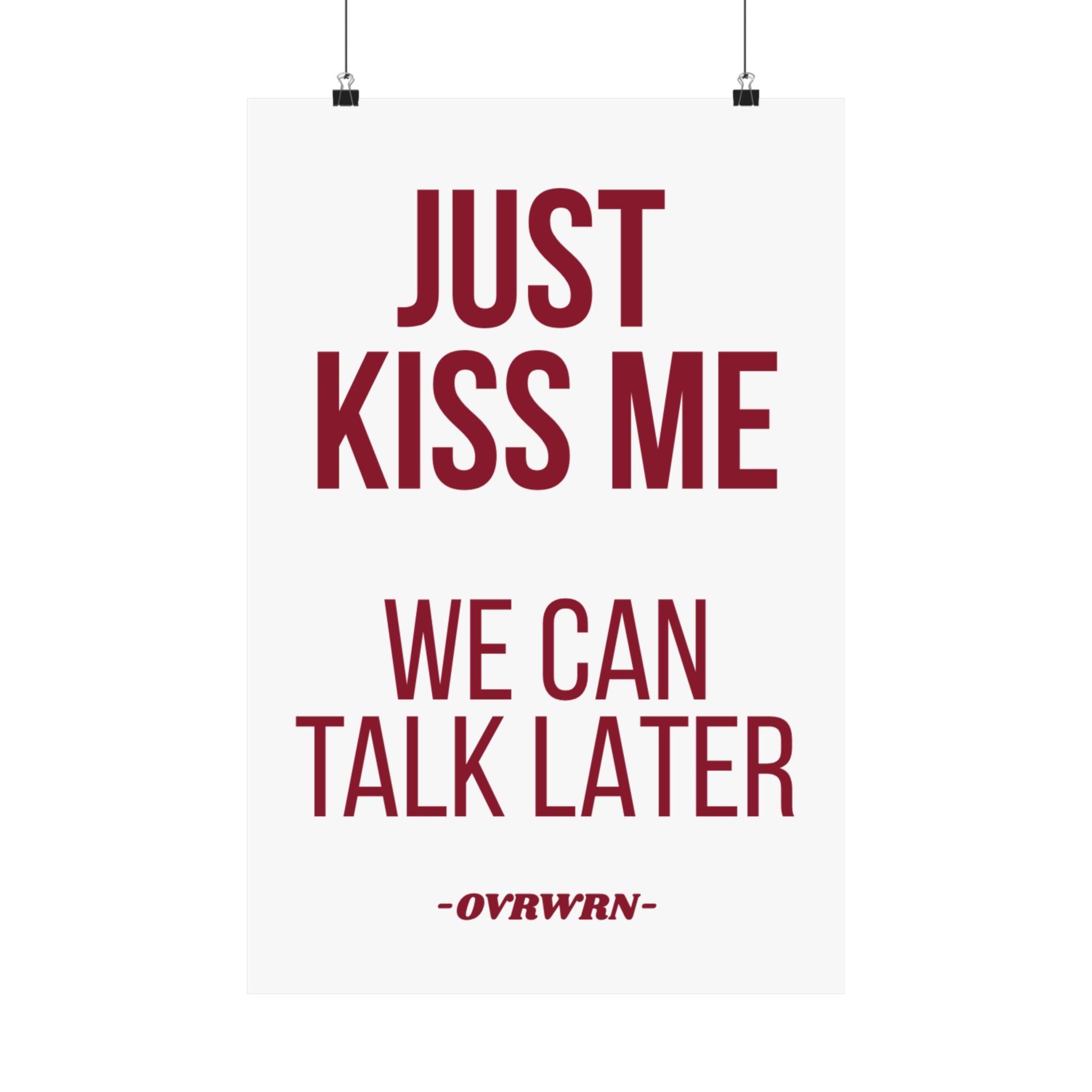 Just Kiss Me Poster