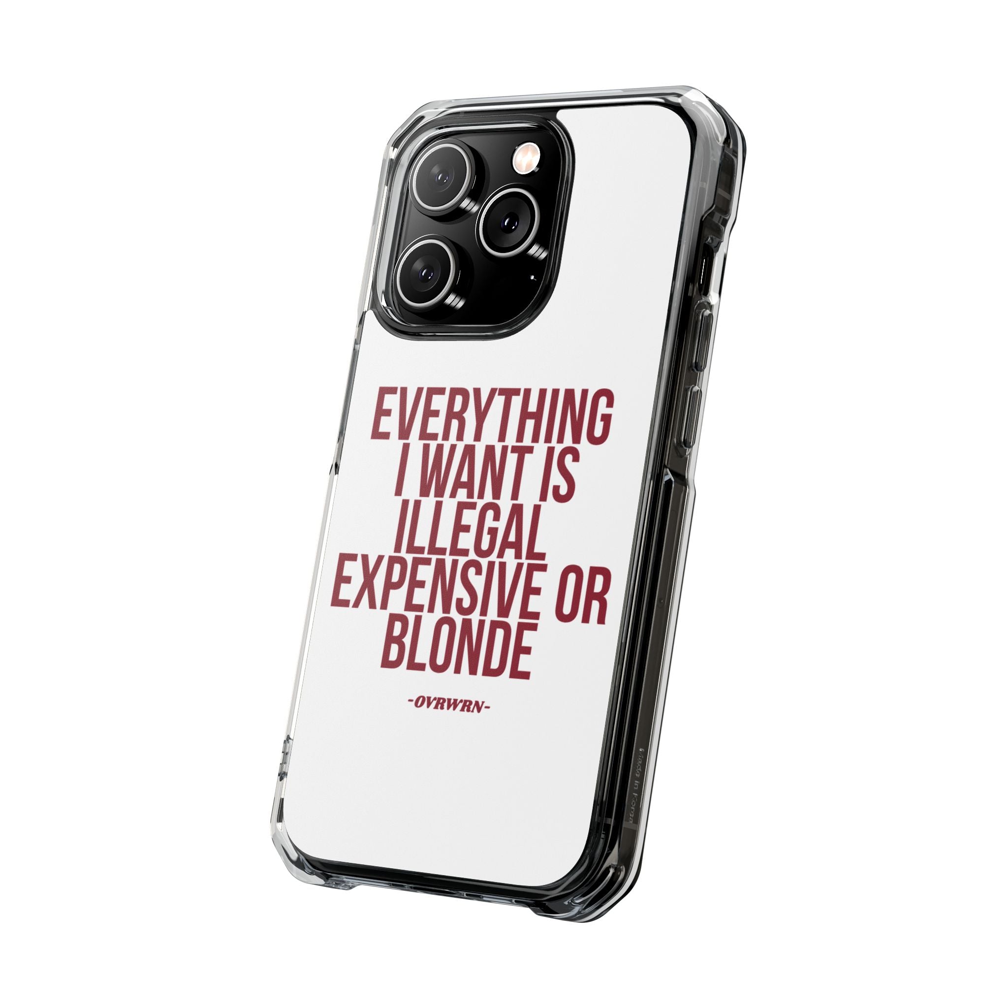 Everything I Want iPhone Case