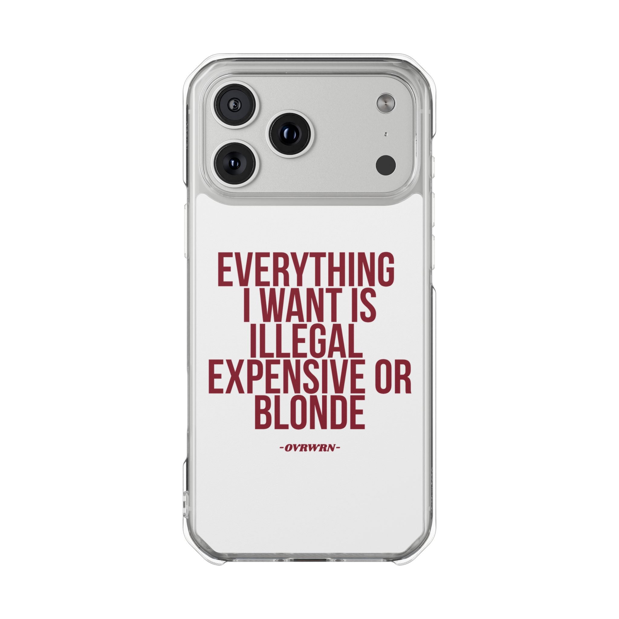 Everything I Want iPhone Case