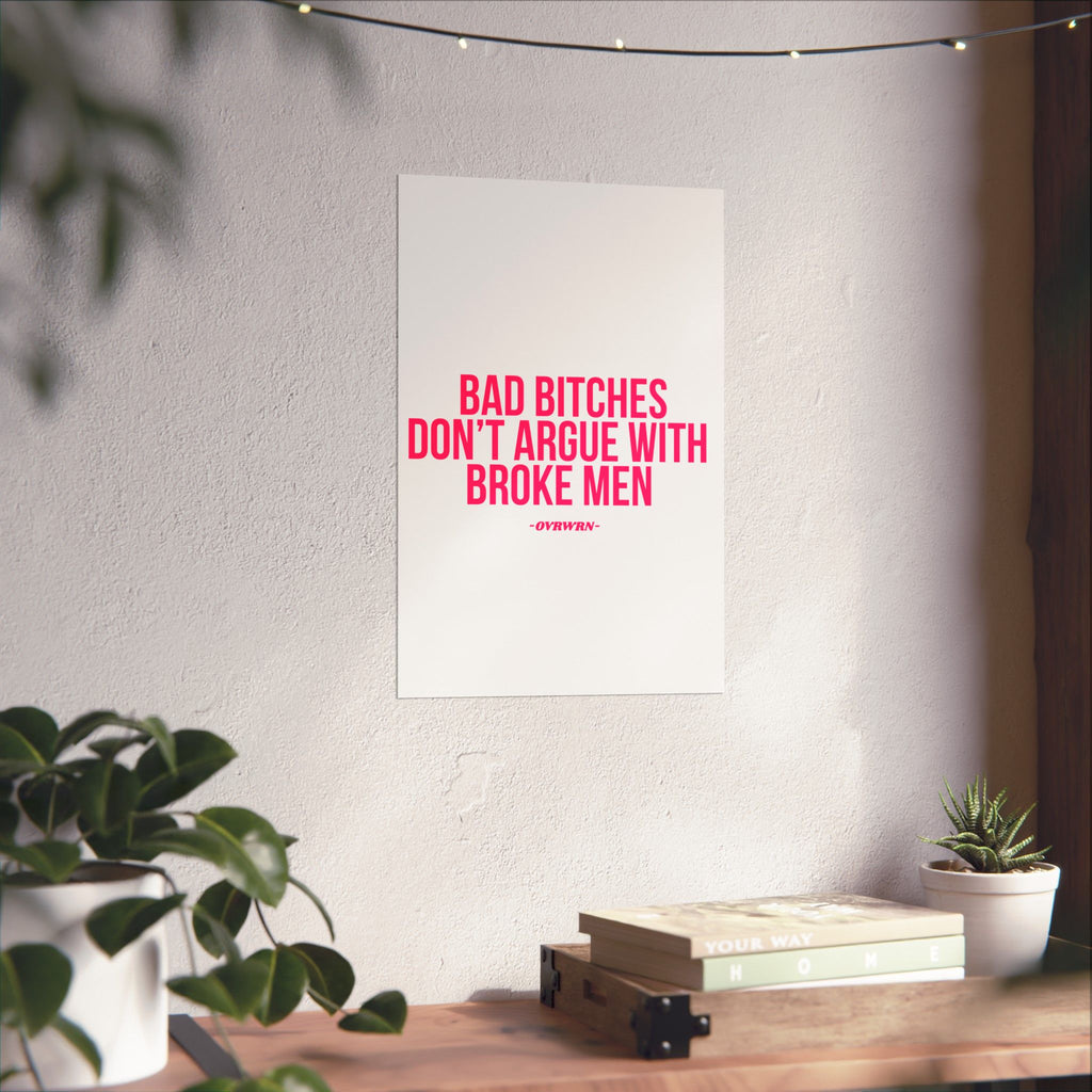 Don't Argue Poster