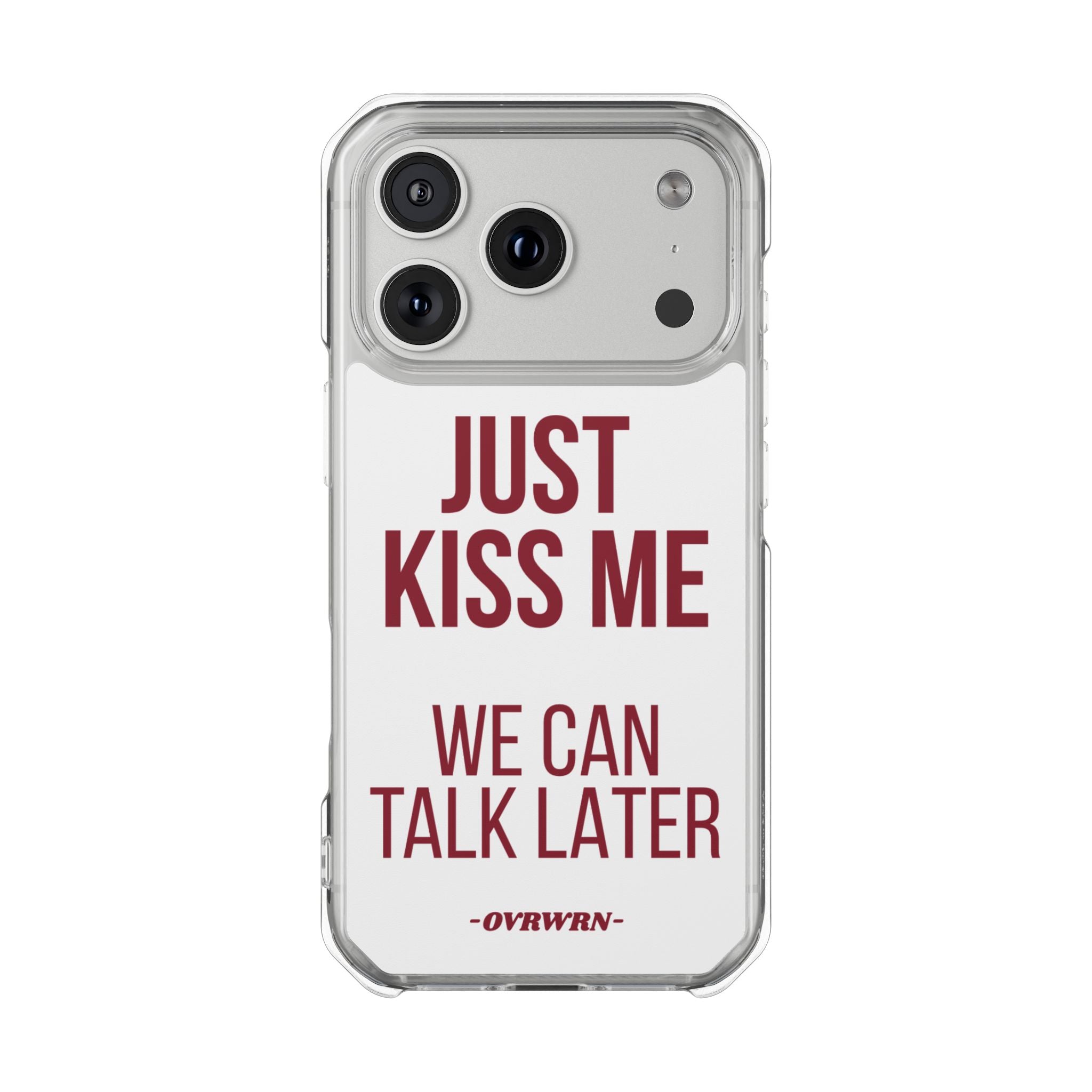 Just Kiss Me iPhone Case