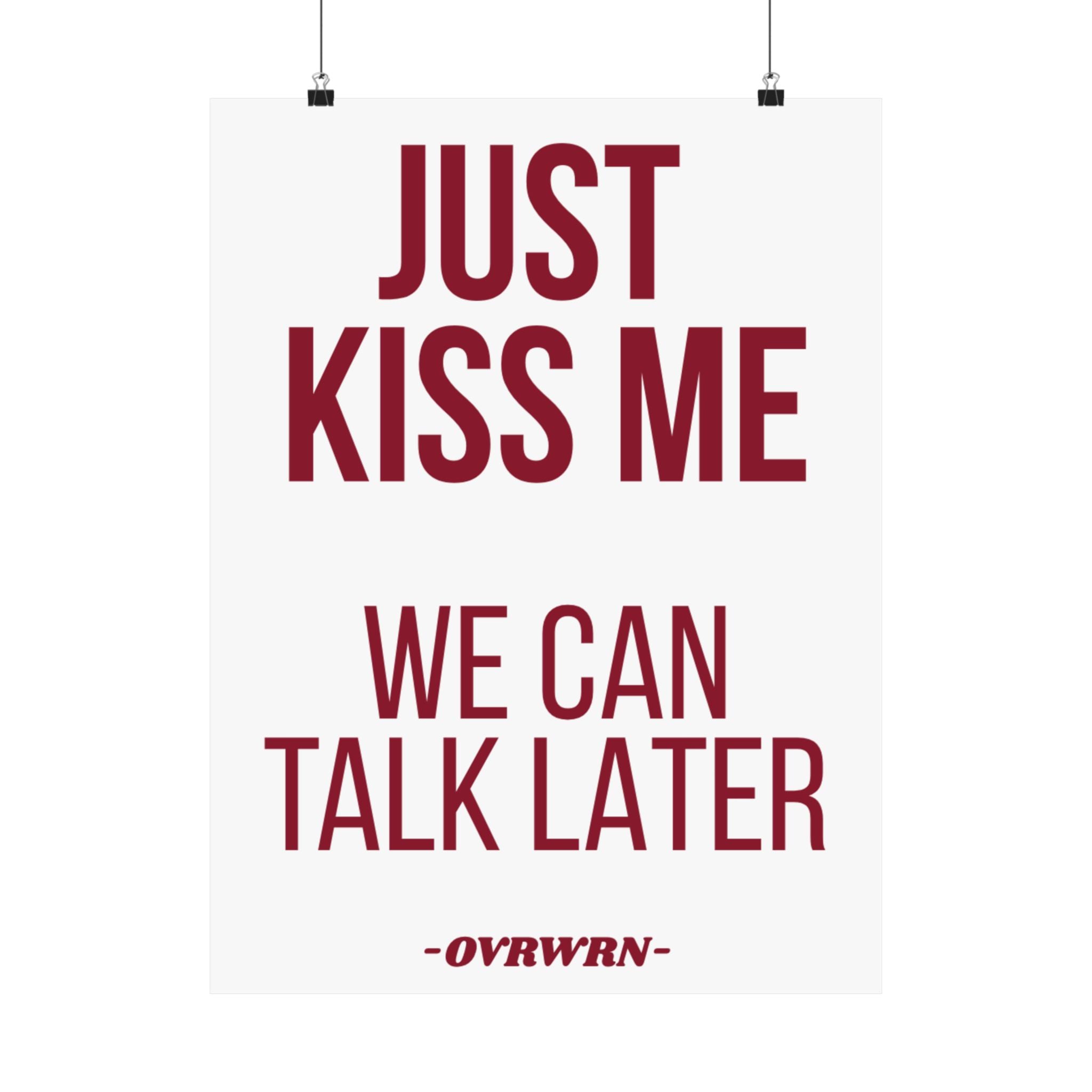 Just Kiss Me Poster