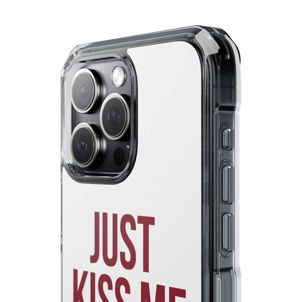 Just Kiss Me iPhone Case