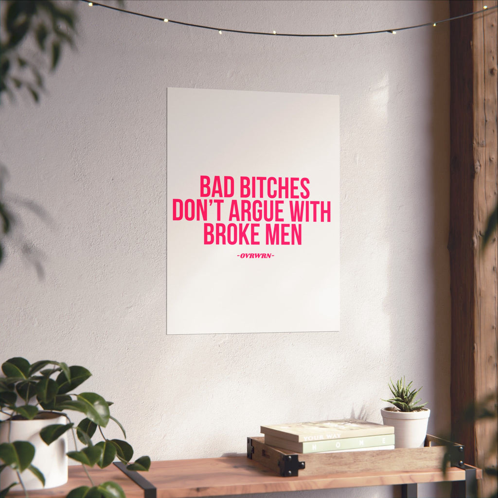 Don't Argue Poster