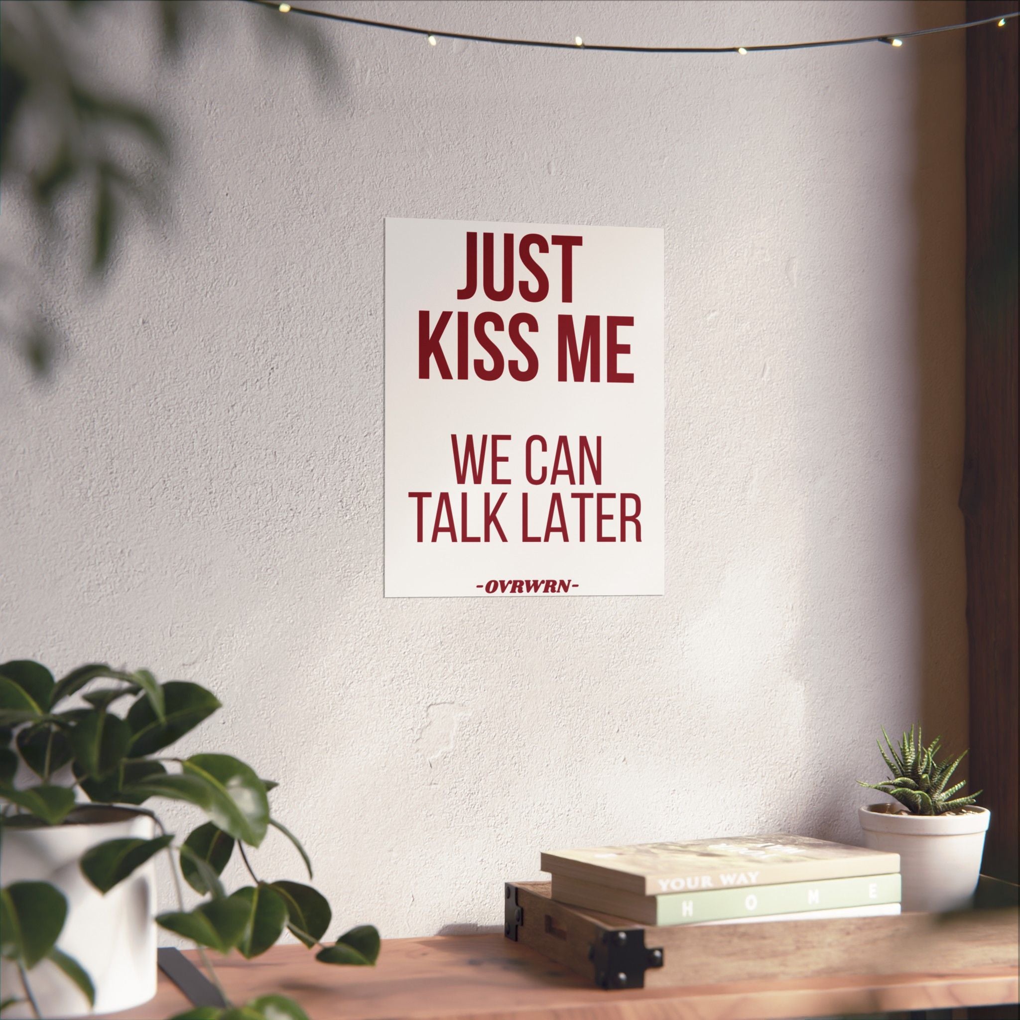 Just Kiss Me Poster