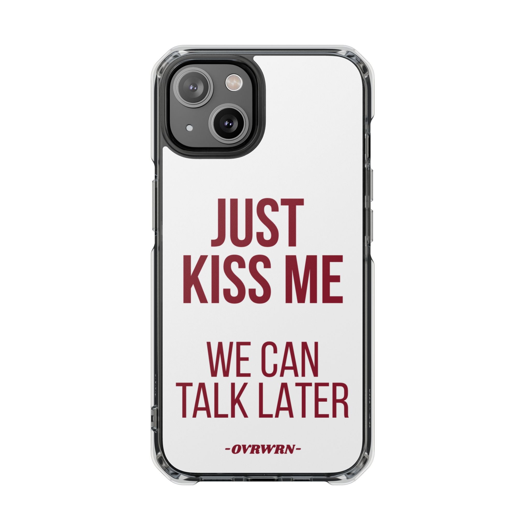 Just Kiss Me iPhone Case