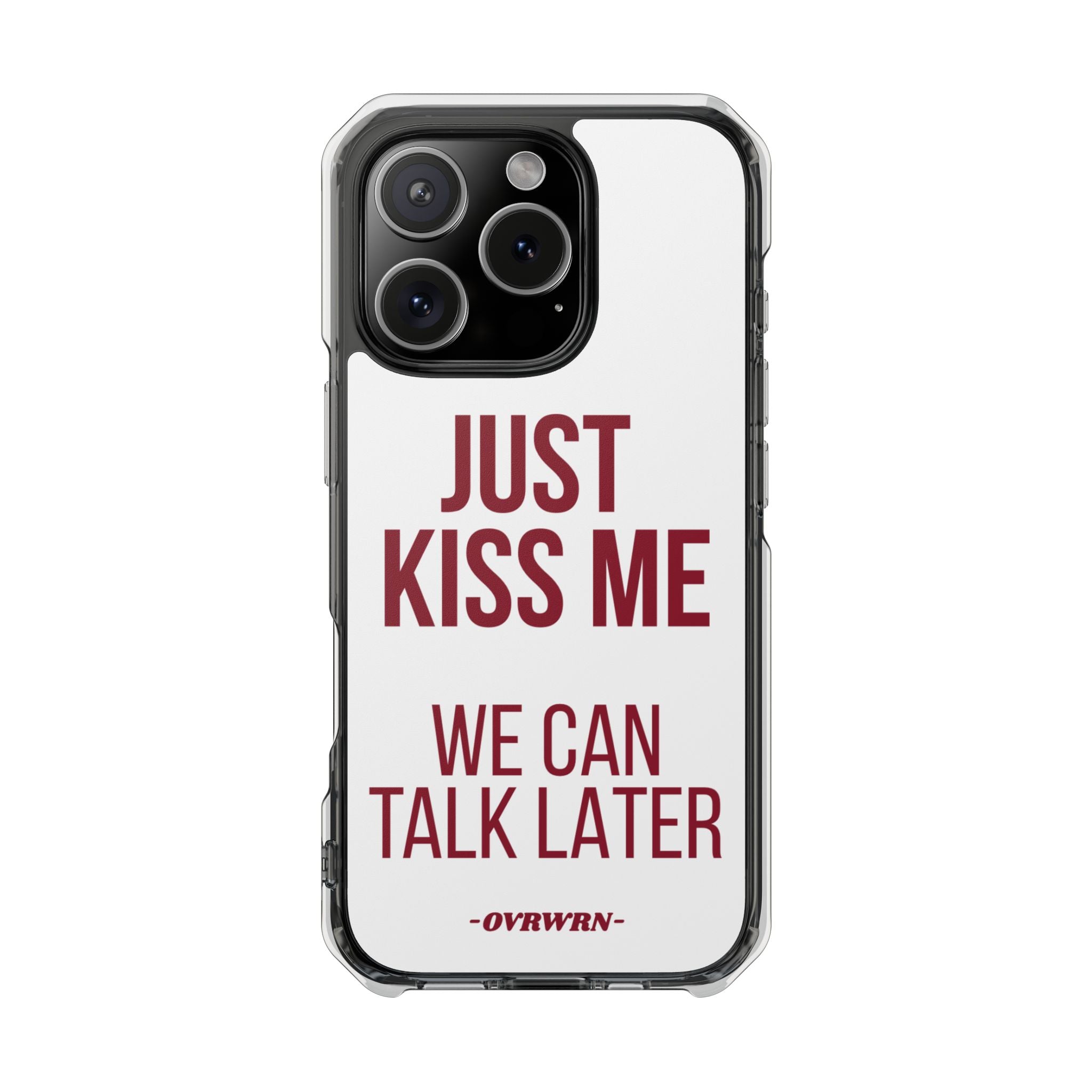 Just Kiss Me iPhone Case