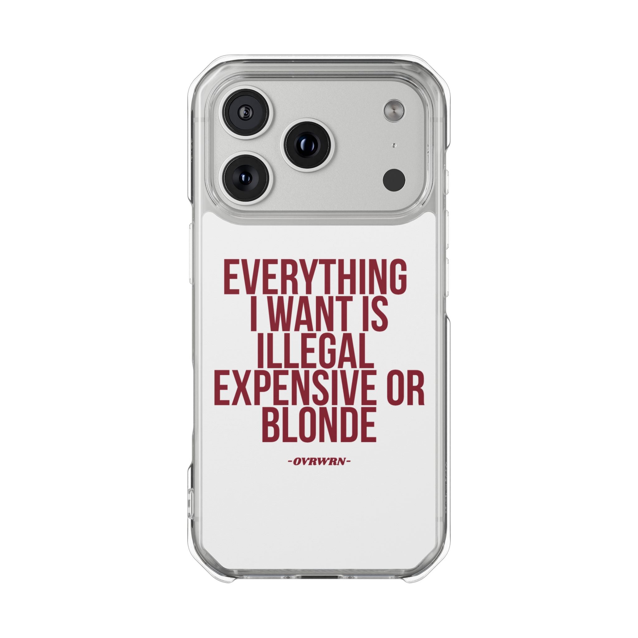 Everything I Want iPhone Case