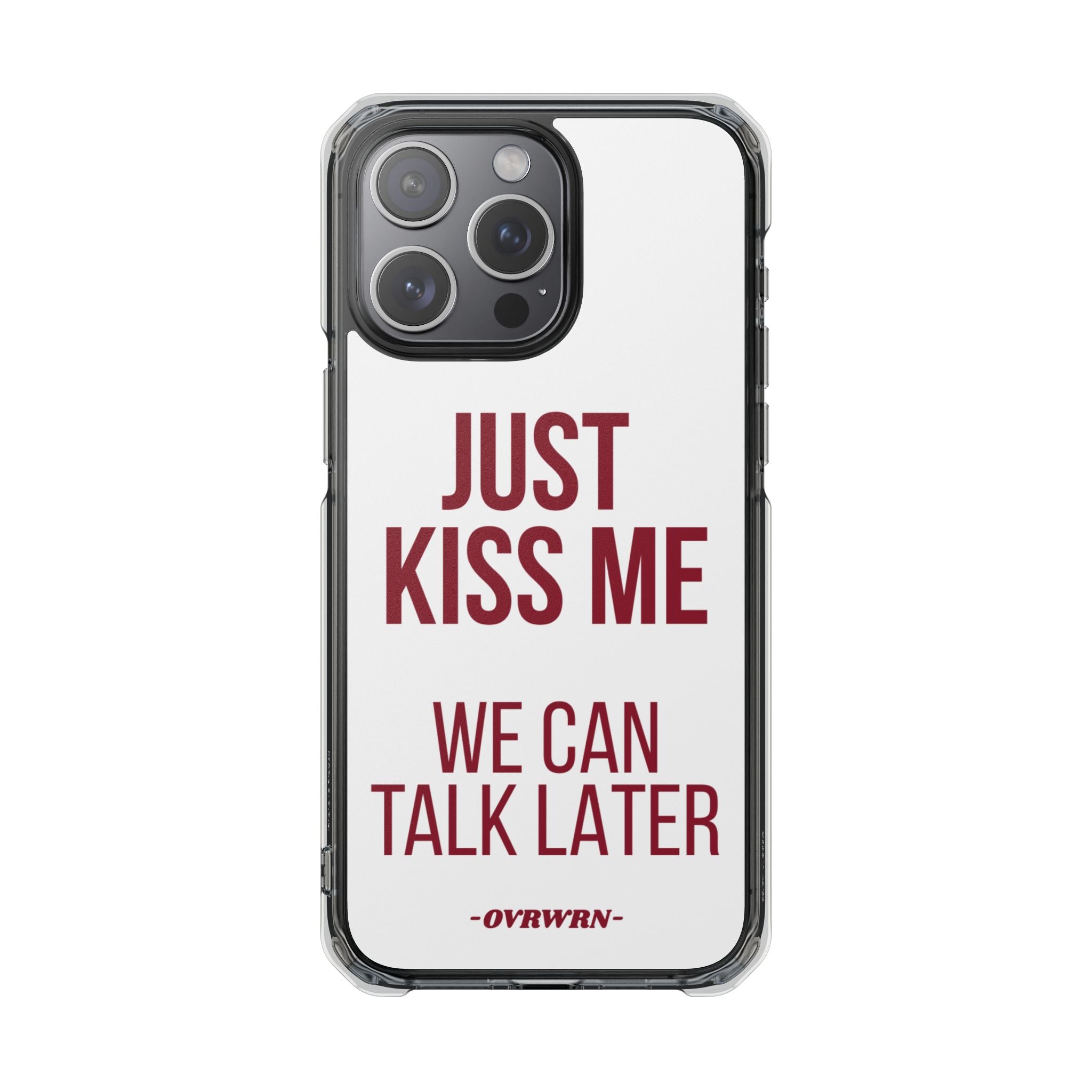 Just Kiss Me iPhone Case