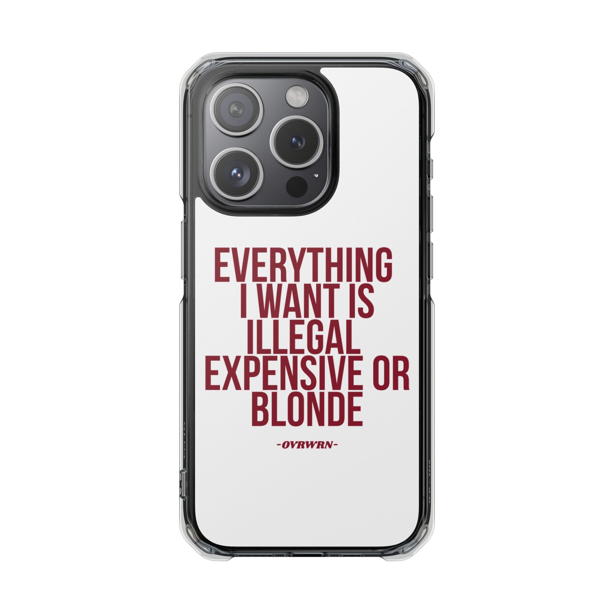 Everything I Want iPhone Case