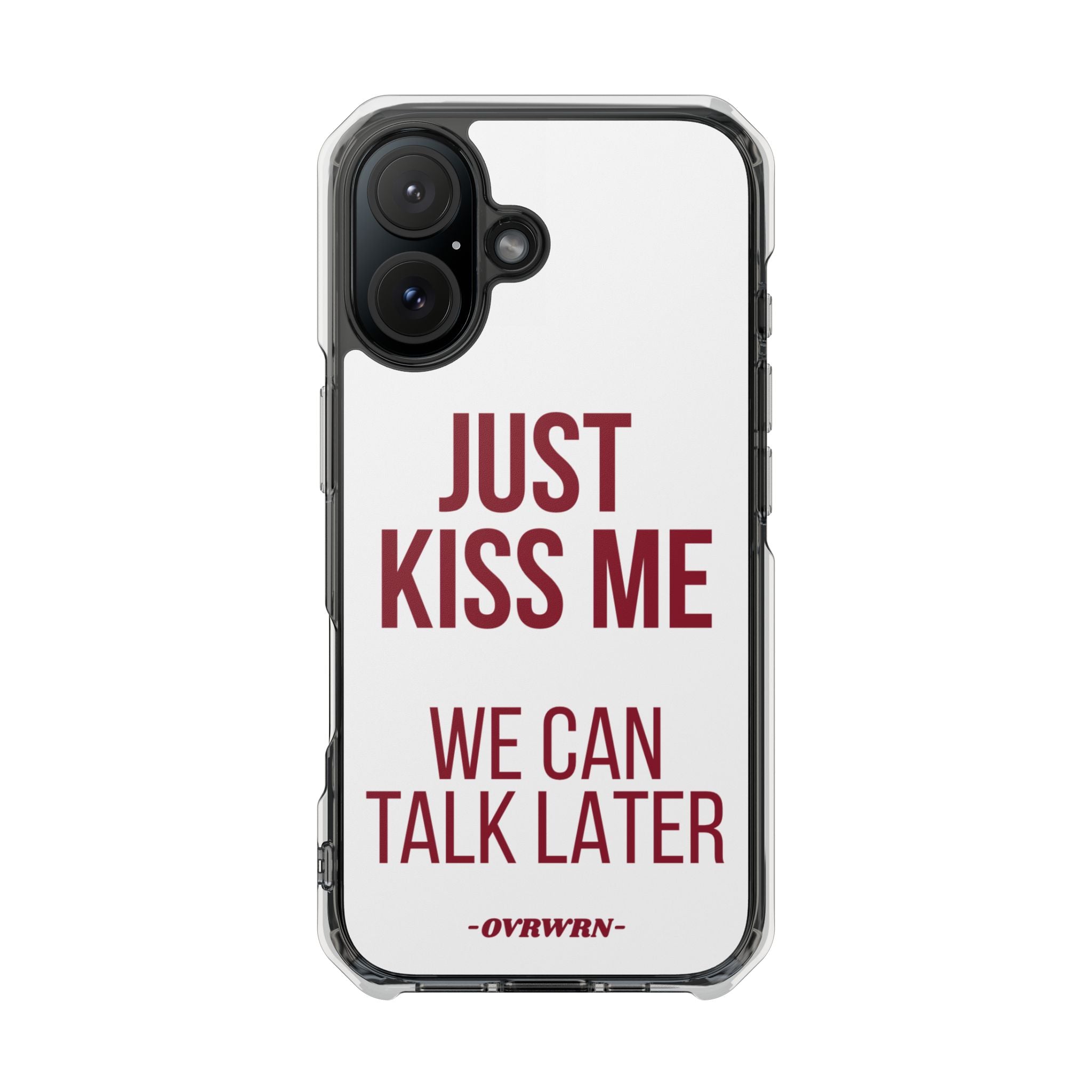 Just Kiss Me iPhone Case