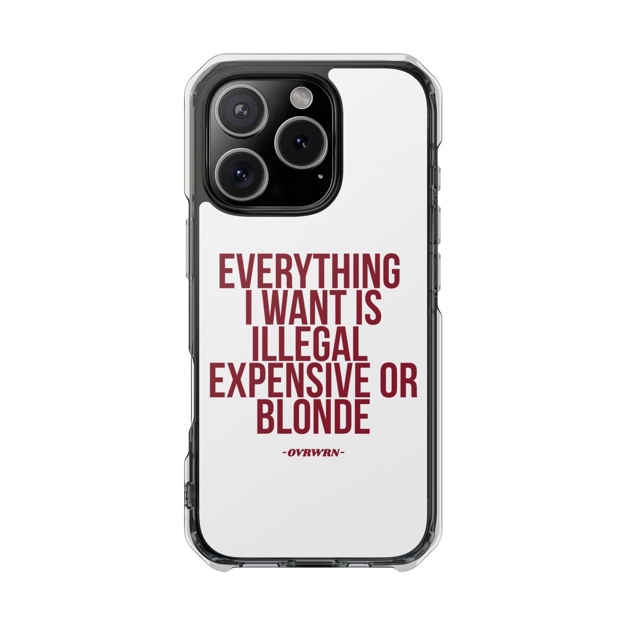 Everything I Want iPhone Case