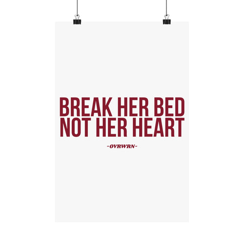 Break Her Bed Poster