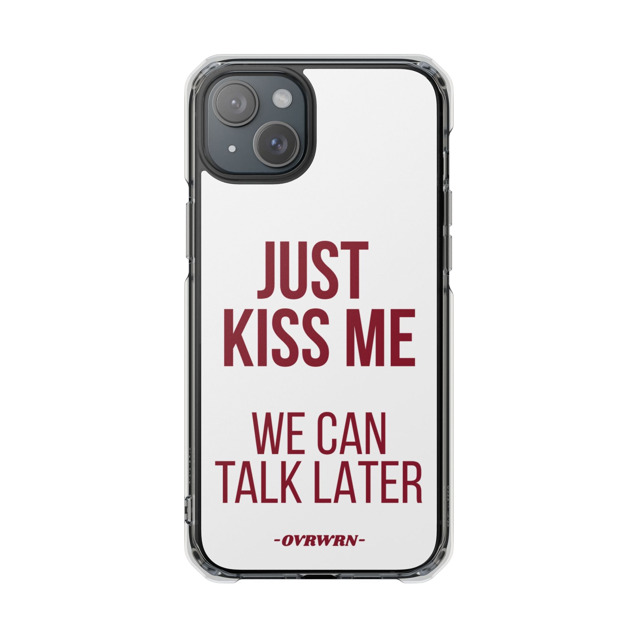 Just Kiss Me iPhone Case