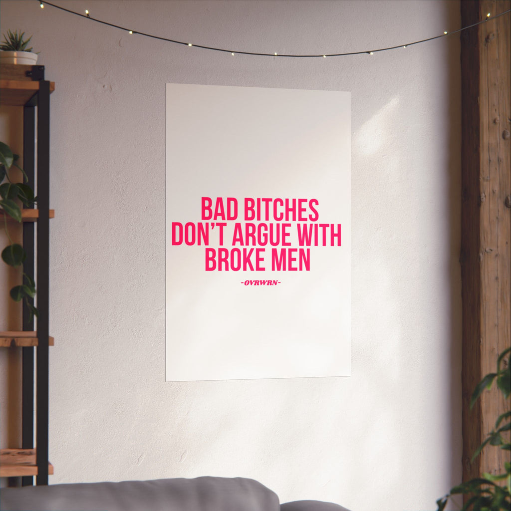 Don't Argue Poster