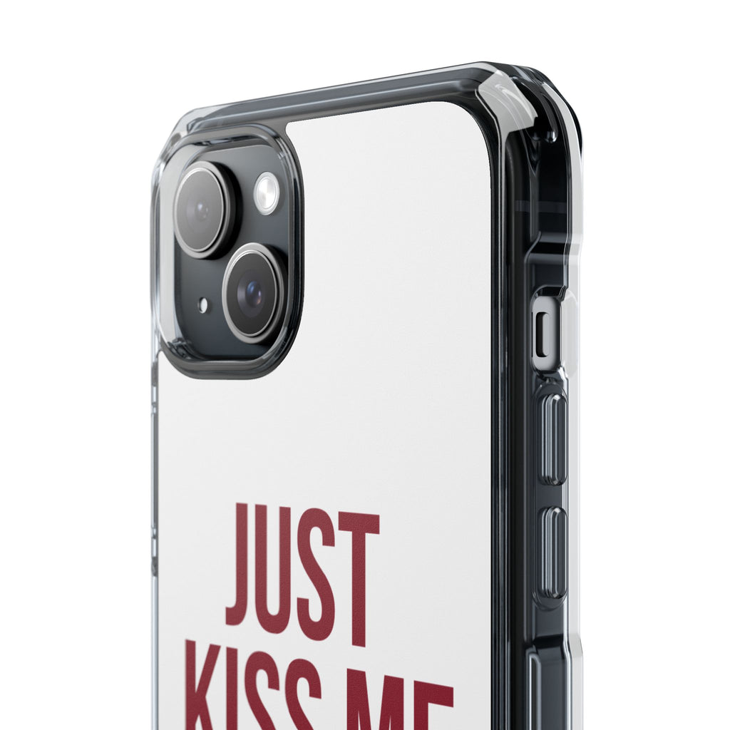 Just Kiss Me iPhone Case