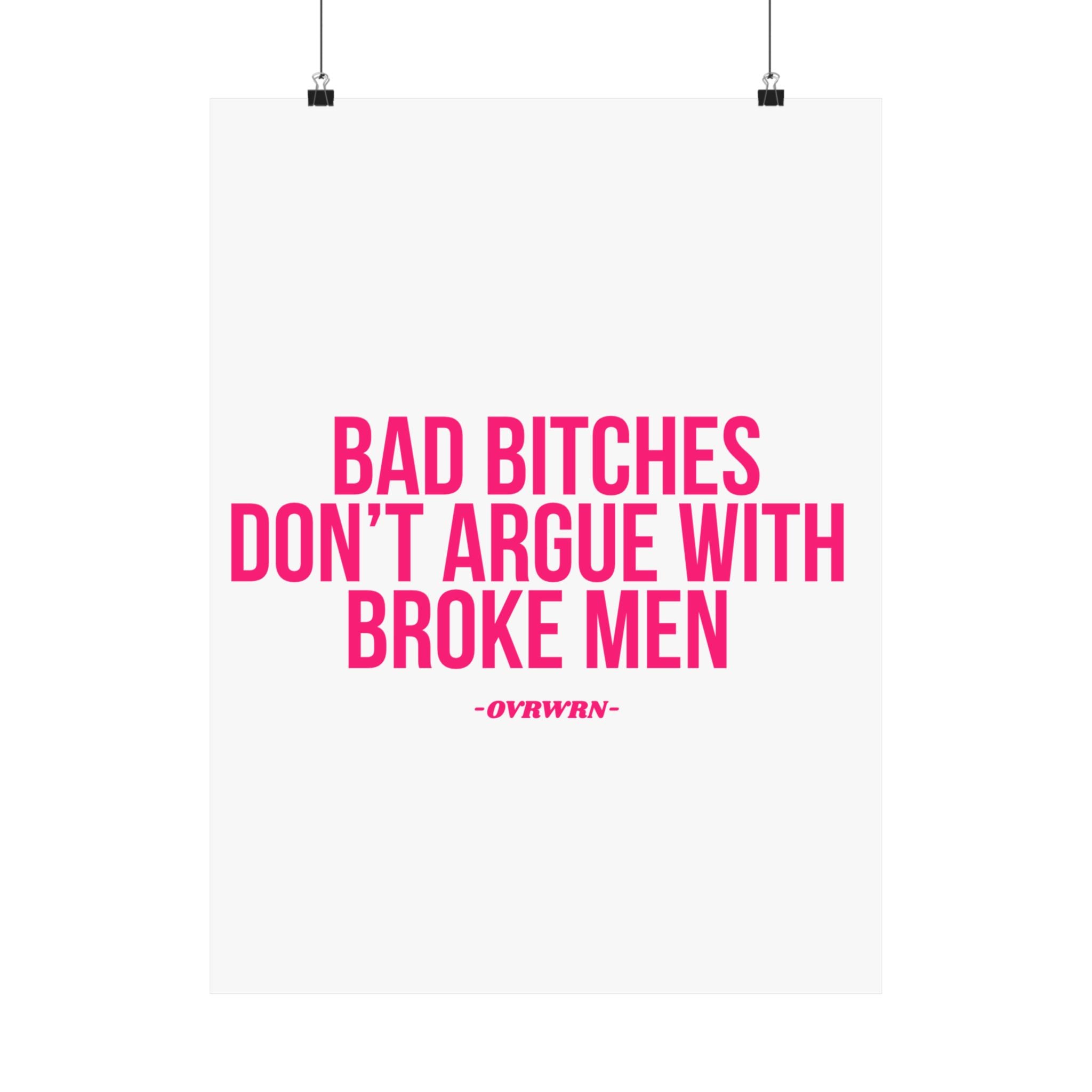 Don't Argue Poster