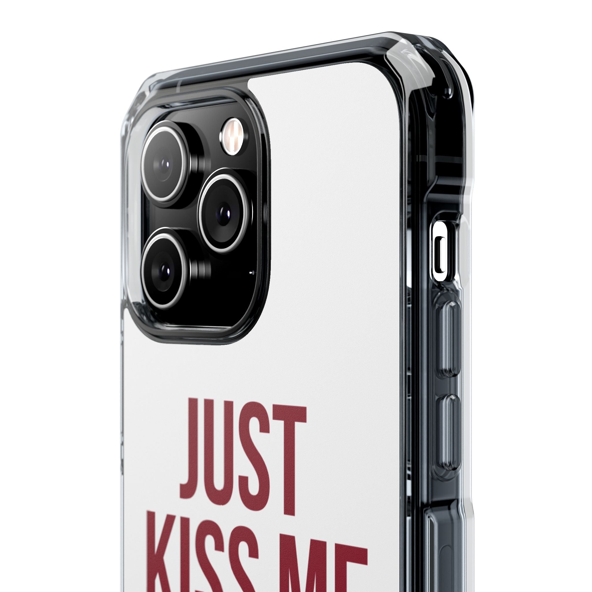 Just Kiss Me iPhone Case