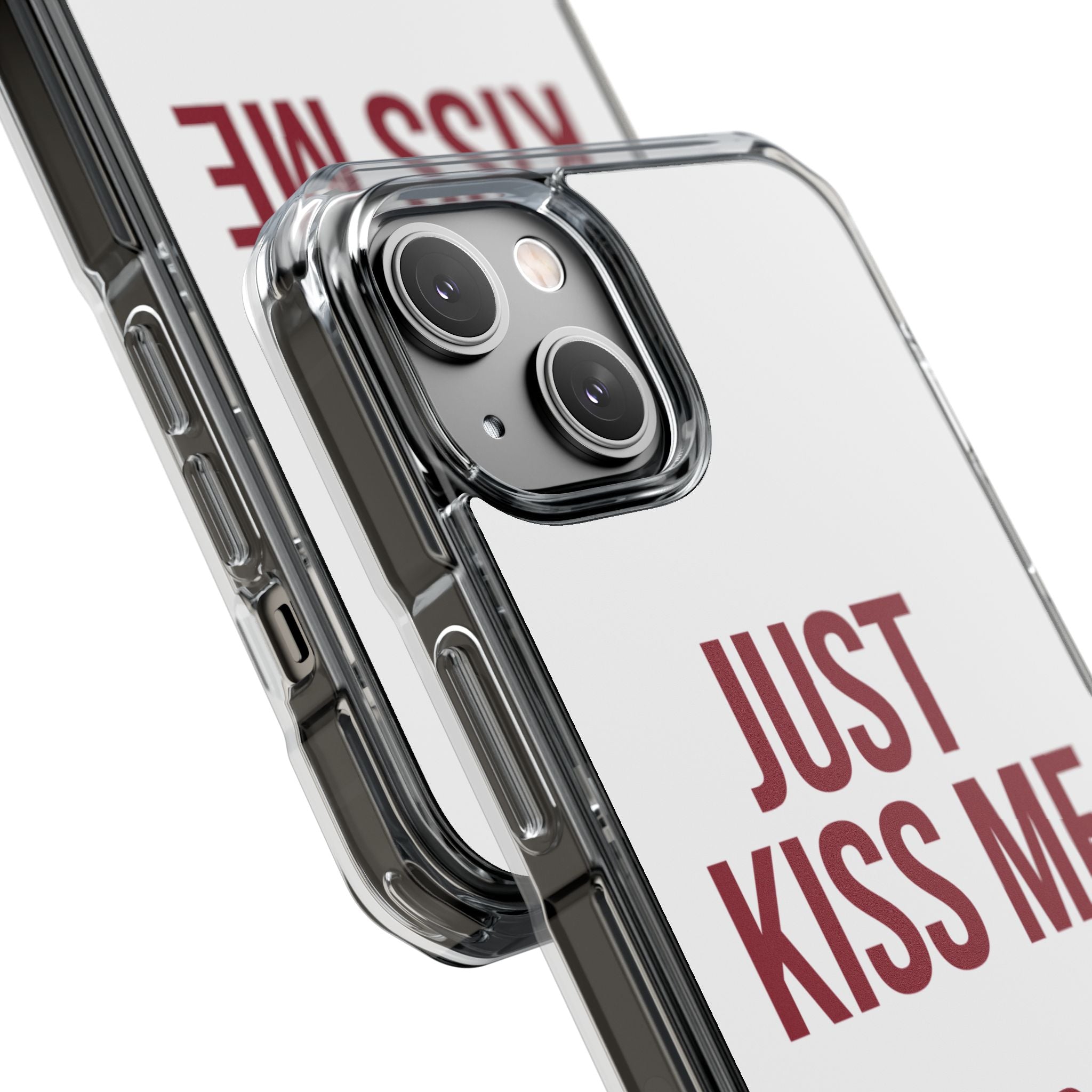 Just Kiss Me iPhone Case