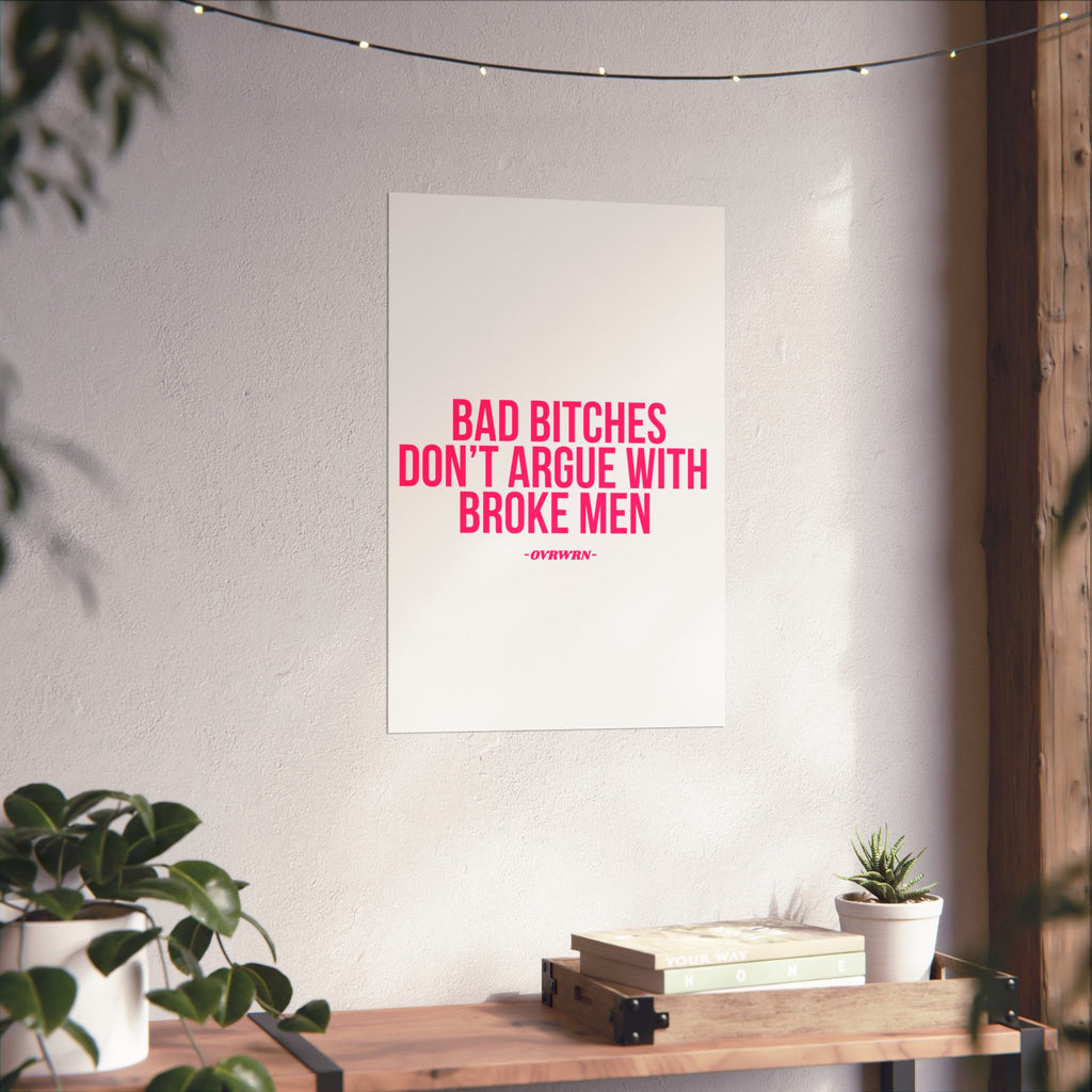 Don't Argue Poster